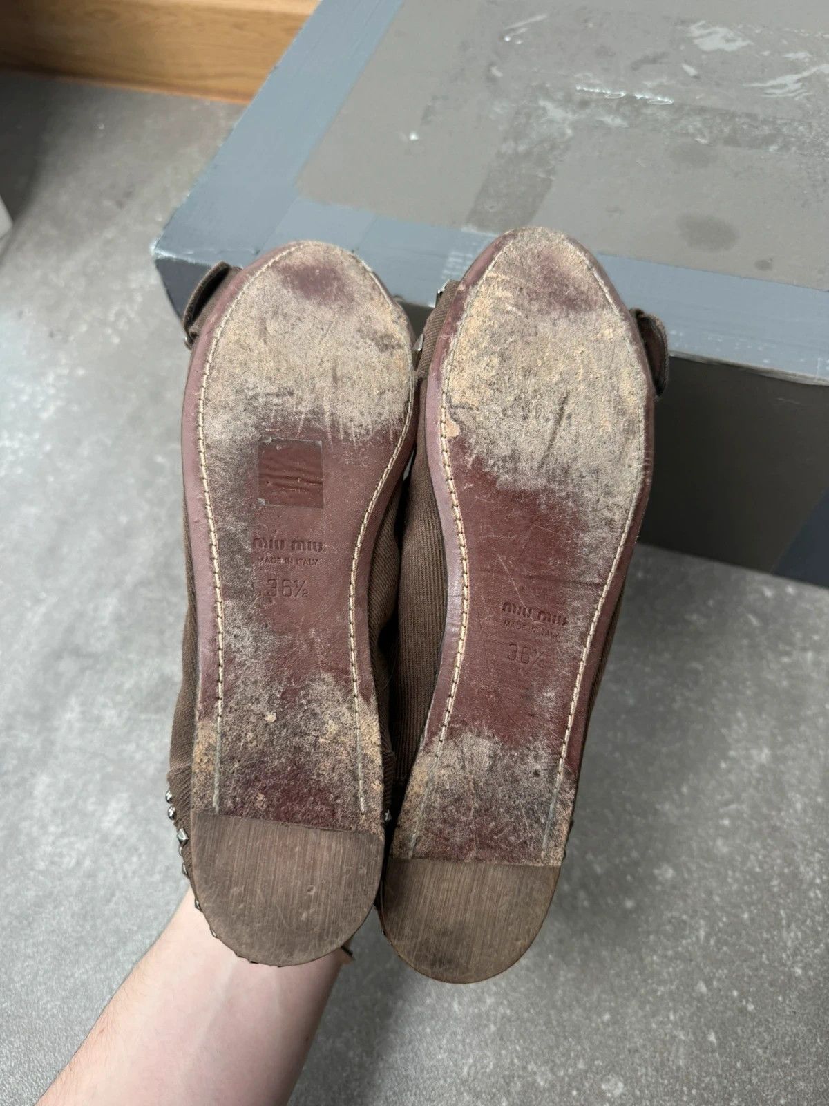 Miu Miu Miu Miu ballerinas ballet 2000s y2k vintage archive Size US 6.5 / IT 36.5 - 9 Thumbnail