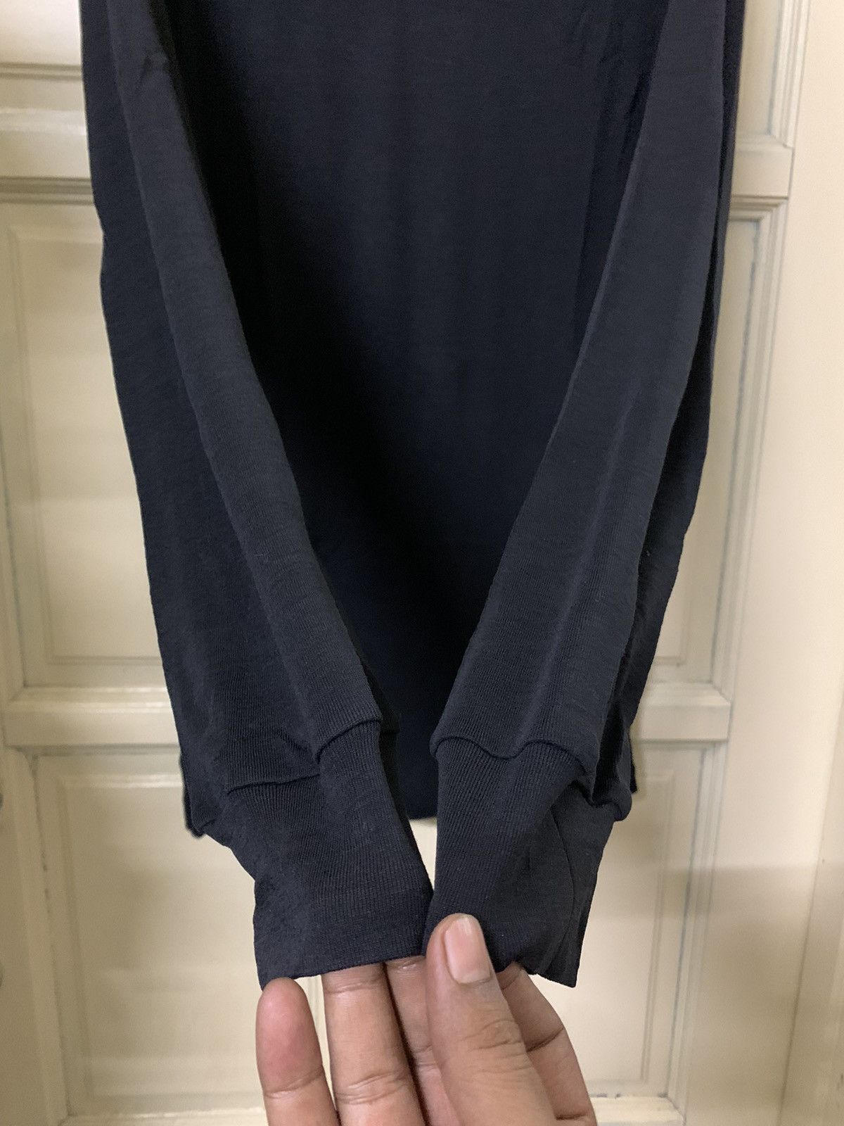 Yohji Yamamoto 💥Avant Garde Yohji Yamamoto Black Shirt Size US L / EU 52-54 / 3 - 3 Thumbnail