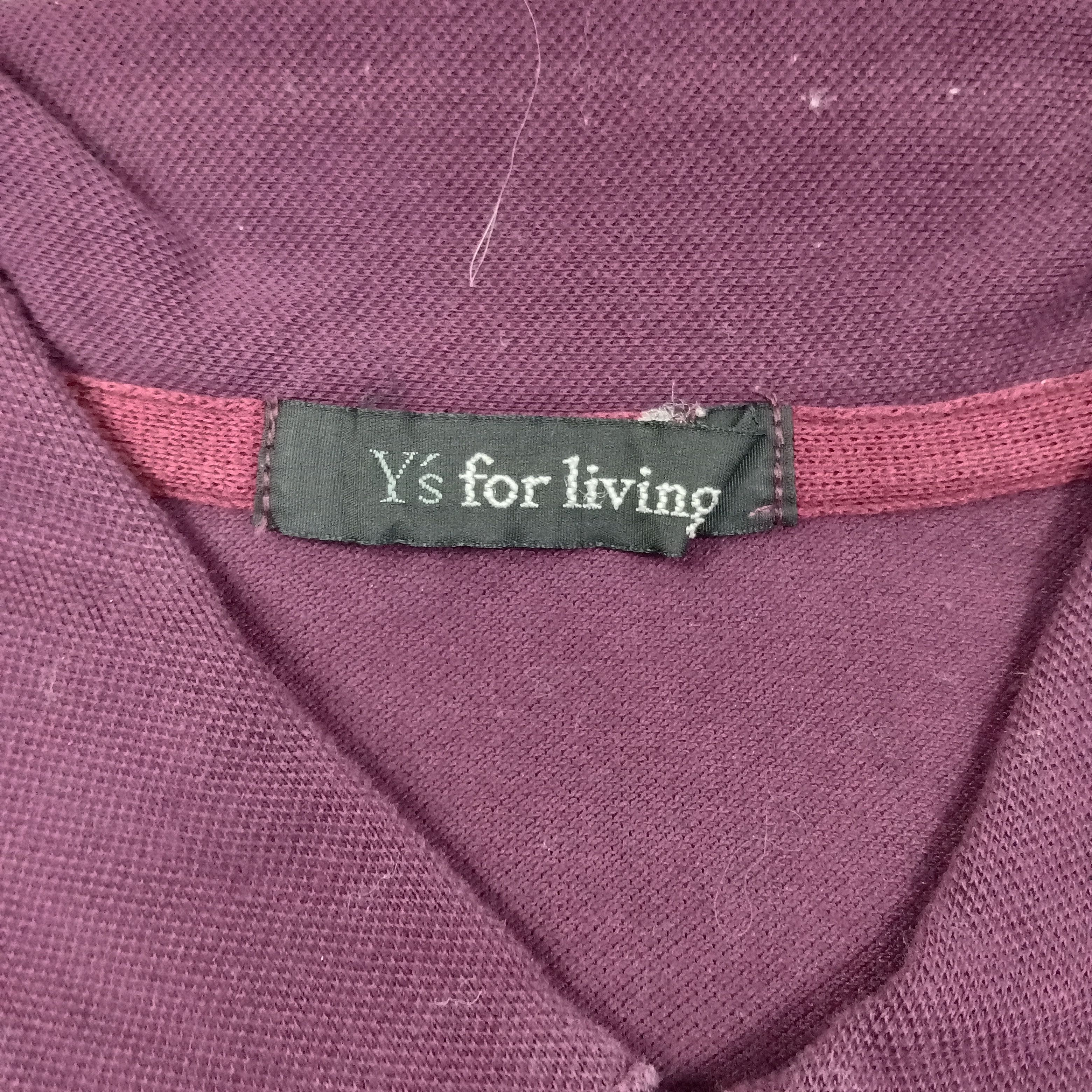 Y's Y's For Living by Yohji Yamamoto Designer Polos C249N26 Size XS / US 0-2 / IT 36-38 - 3 Thumbnail