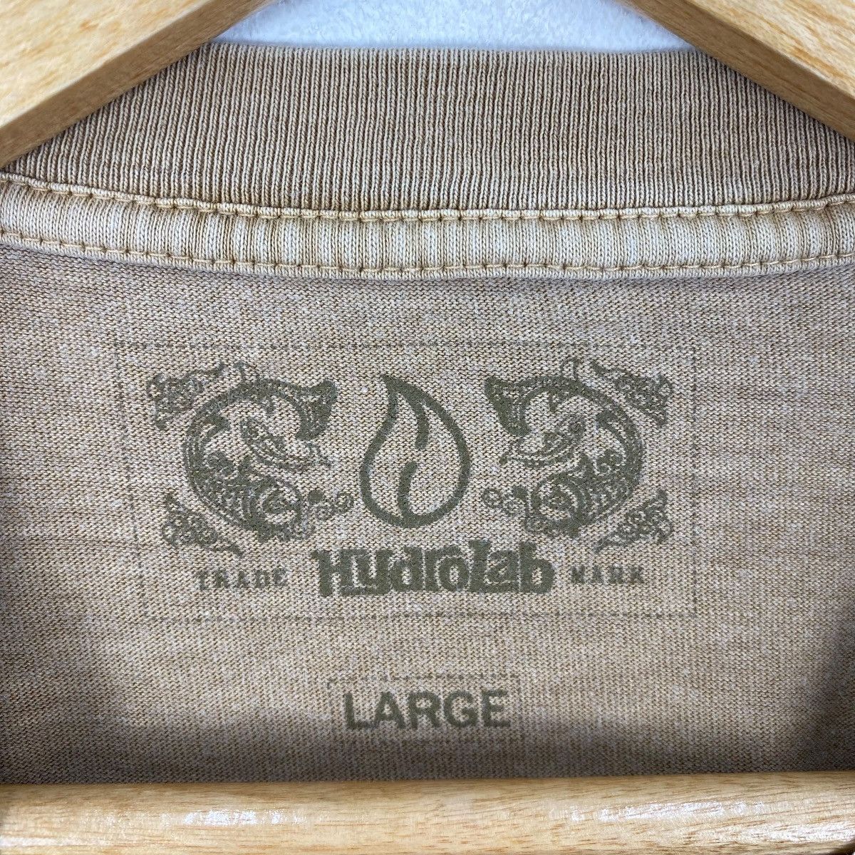 Japanese Brand HYDROLAB SURF Co Surfwear Brown Sunfaded Tee Shirt Size US L / EU 52-54 / 3 - 5 Thumbnail
