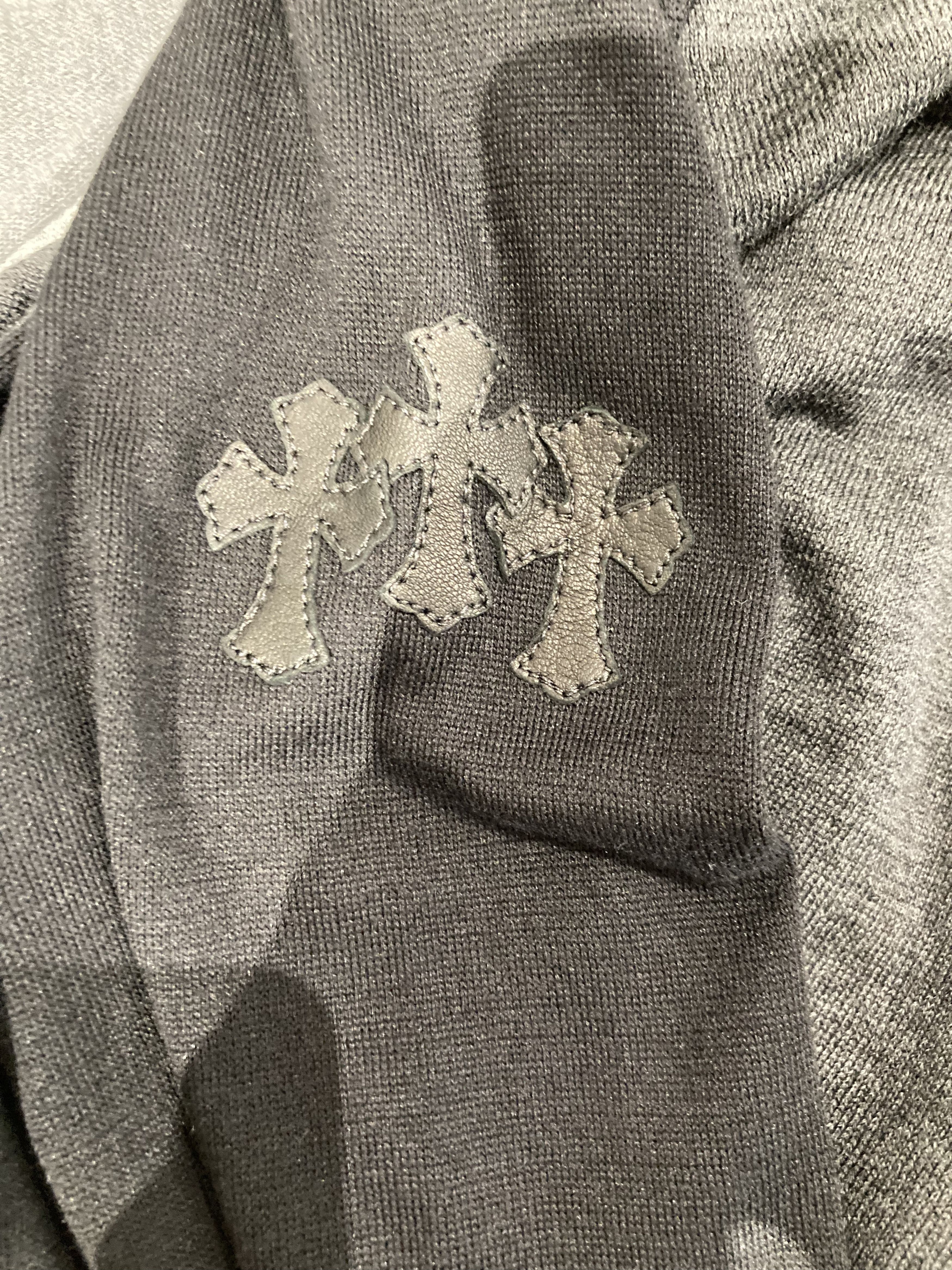 Chrome Hearts Chrome Hearts Cross Patch Embroidered Long Sleeve T-Shirt Size US XL / EU 56 / 4 - 4 Thumbnail