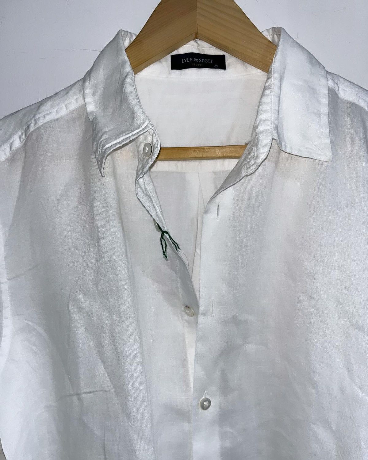 Lyle & Scott LINEN SHIRT Size US L / EU 52-54 / 3 - 2 Thumbnail