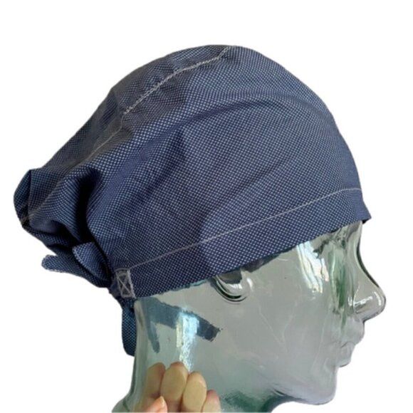 Handmade Handmade Boho Minimalist Dot Patterned Hair Bonnet Size ONE SIZE - 2 Thumbnail