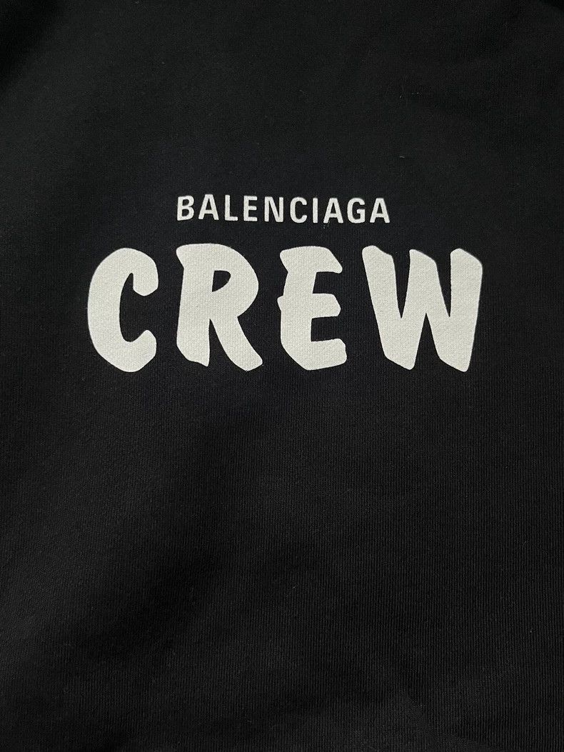 Balenciaga Balenciaga Crew monogrammed hoodie Size XS / US 0-2 / IT 36-38 - 3 Thumbnail