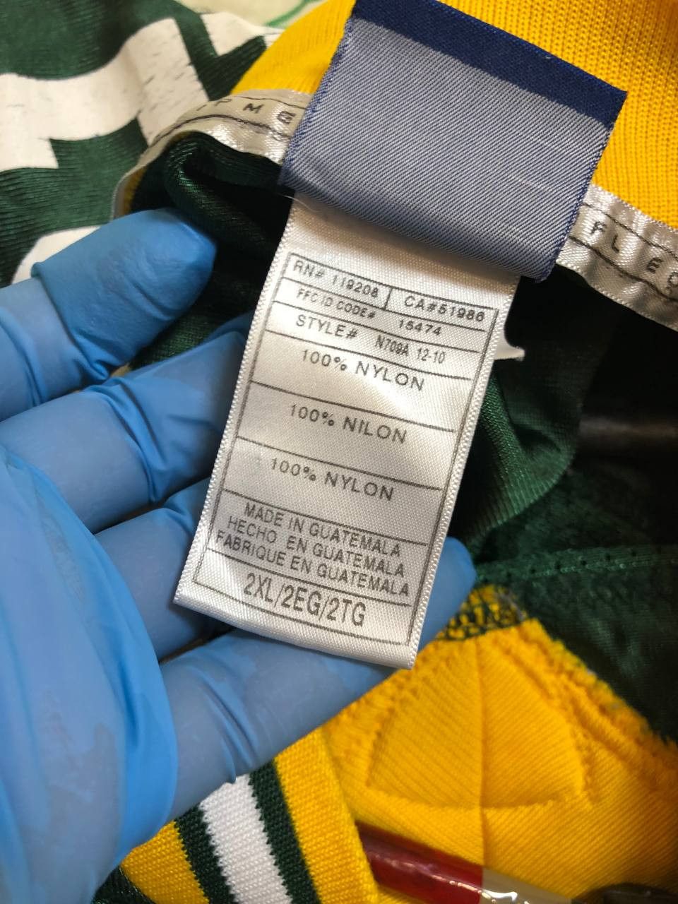 Reebok Reebok On Field Aaron Rodgers Green Bay Packers Mens Jersey Size US XXL / EU 58 / 5 - 3 Thumbnail