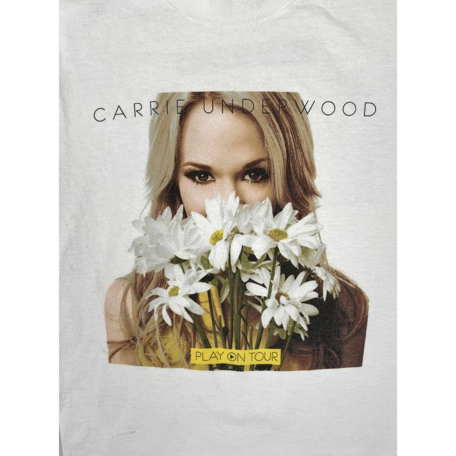 Vintage Carrie Underwood Play On Tour T-Shirt Mens Small White 2010 Concert Country Men S White 2010 Tour Size US S / EU 44-46 / 1 - 2 Thumbnail