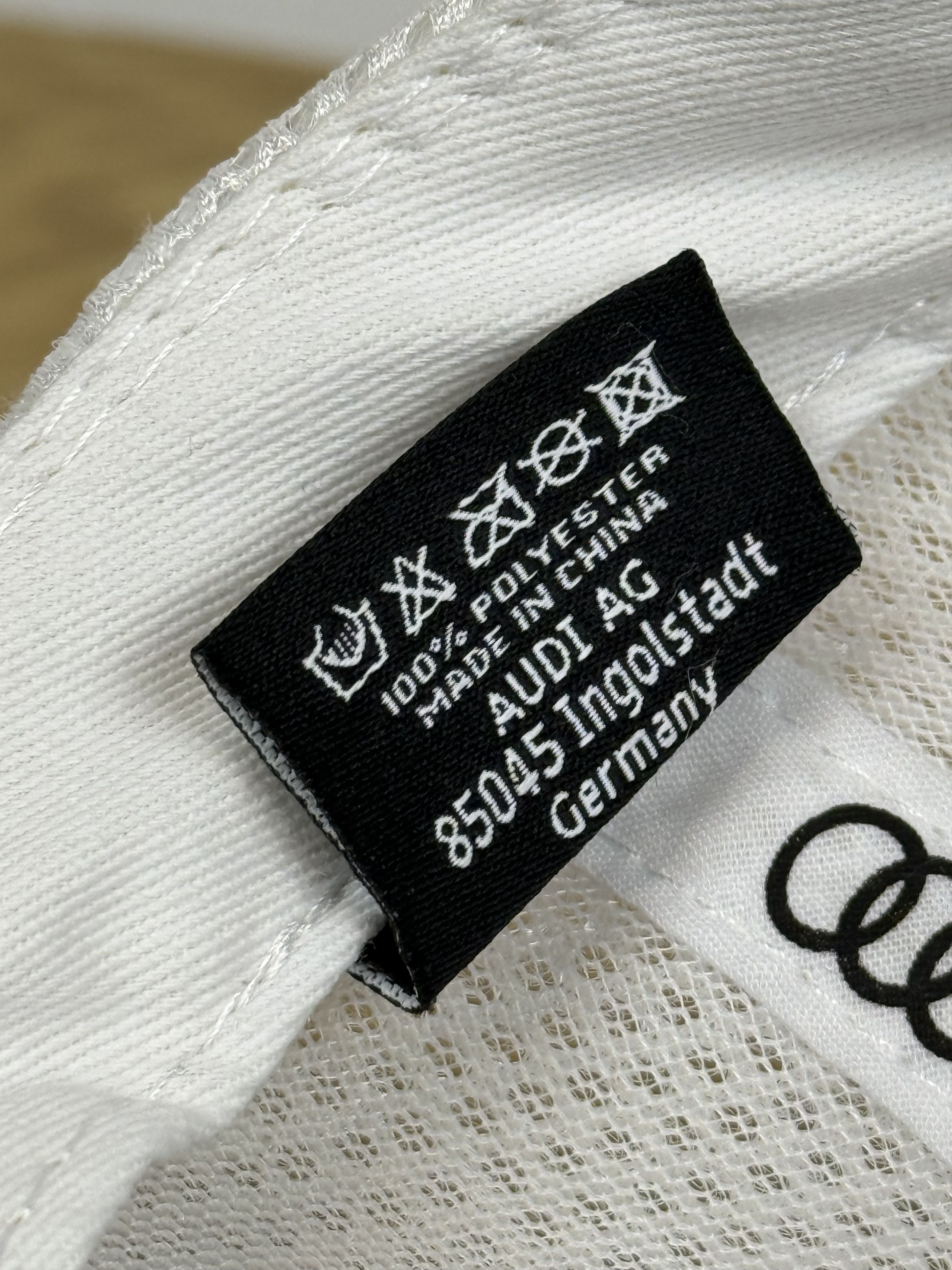Audi Audi Quattro Cup Flat Visor Genuine Cap Hat White Authentic Size ONE SIZE - 8 Thumbnail