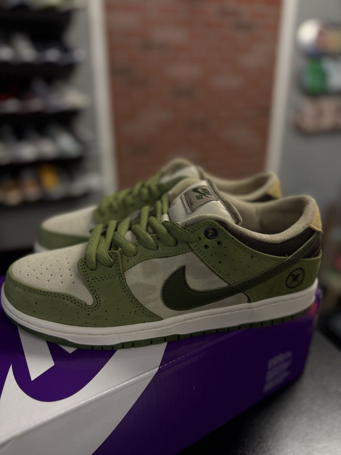 Nike Nike Dunk Low Yuto Horigome Matcha Size 9 (NEW) Size US 9 / EU 42 - 3 Thumbnail