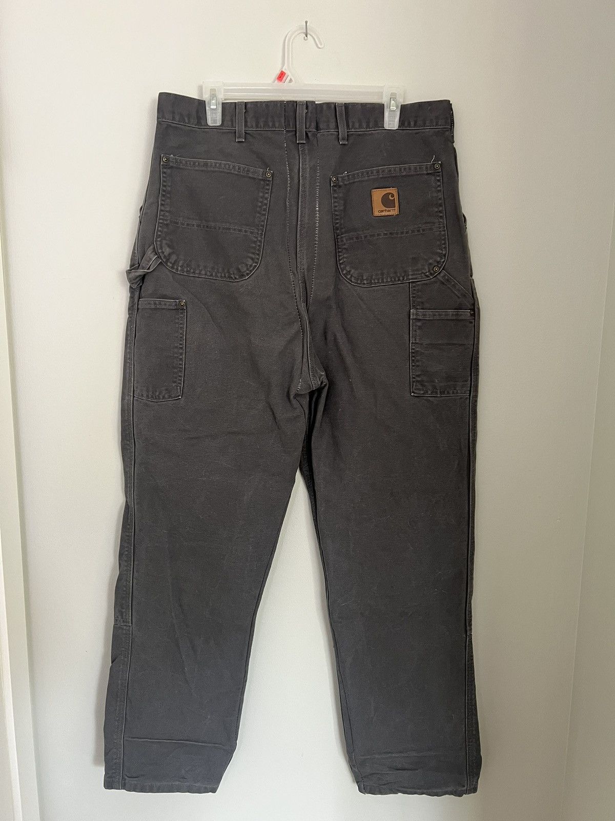 Carhartt Vintage Carhartt Double Knee Carpenter Work Pants Grey Size US 34 / EU 50 - 3 Thumbnail
