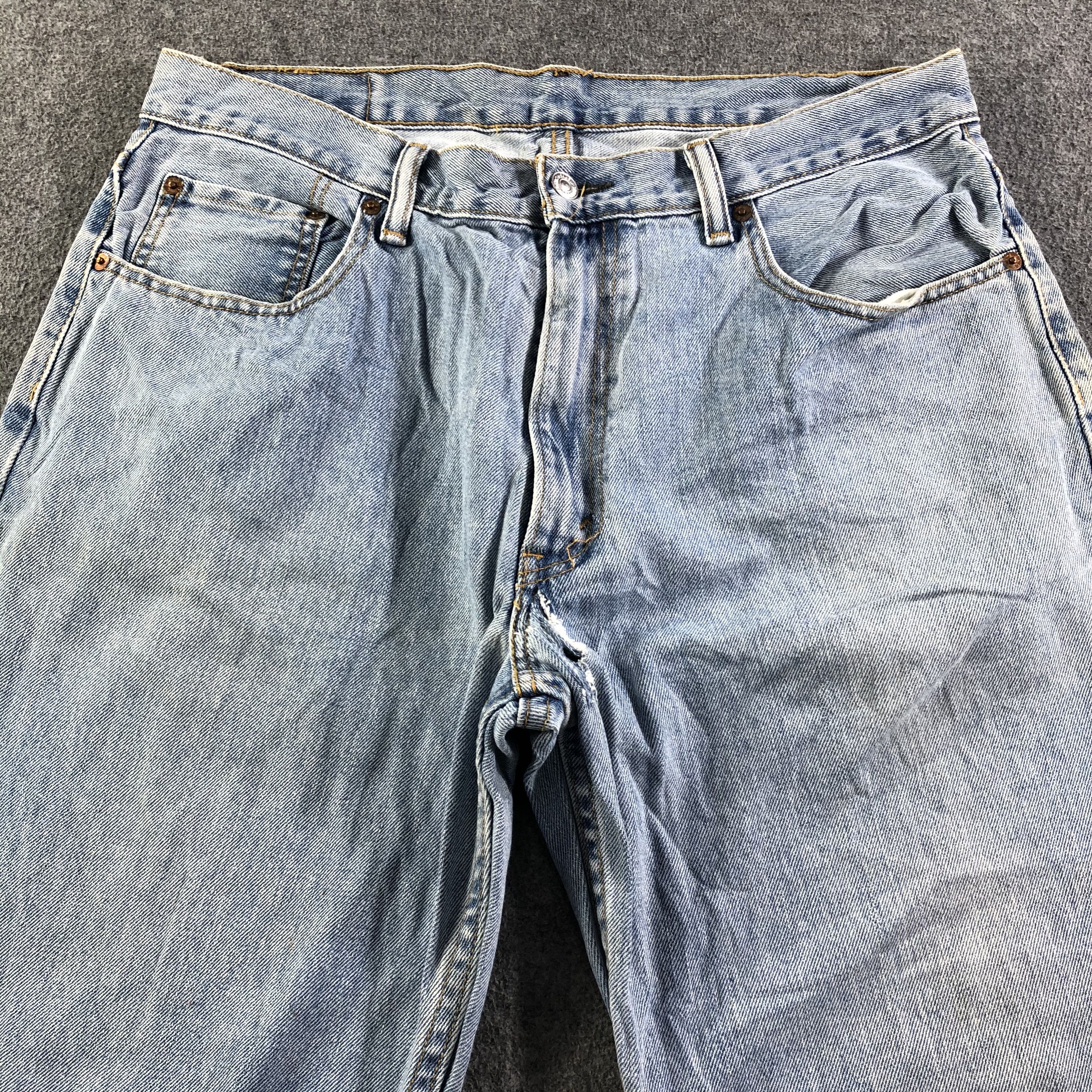 Levi's Vintage Blue Wash Levis 550 Jeans-J3260 Size US 36 / EU 52 - 3 Thumbnail