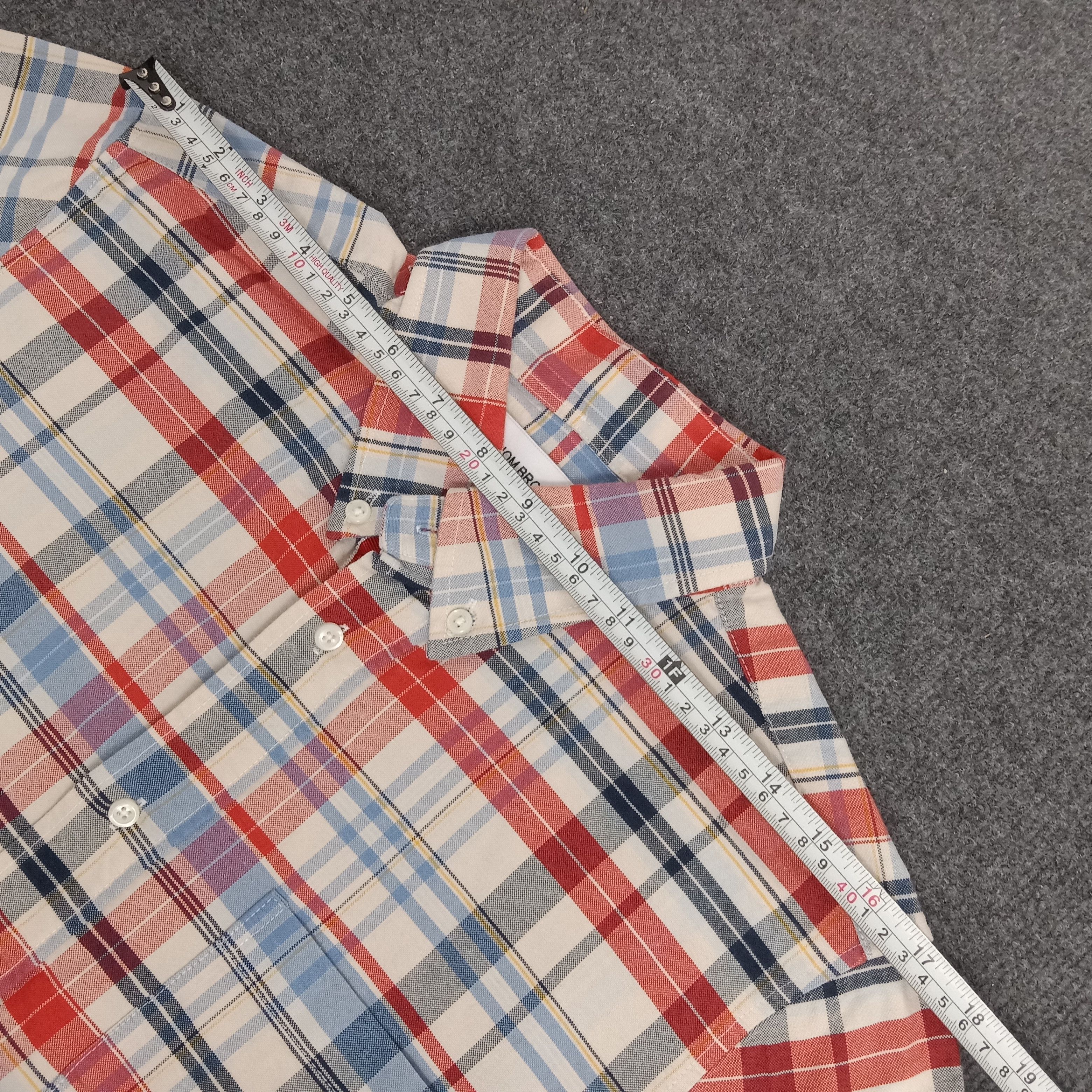 Designer × Thom Browne × Vintage Thom Browne American Brand Shirt Button Up Size US L / EU 52-54 / 3 - 11 Thumbnail