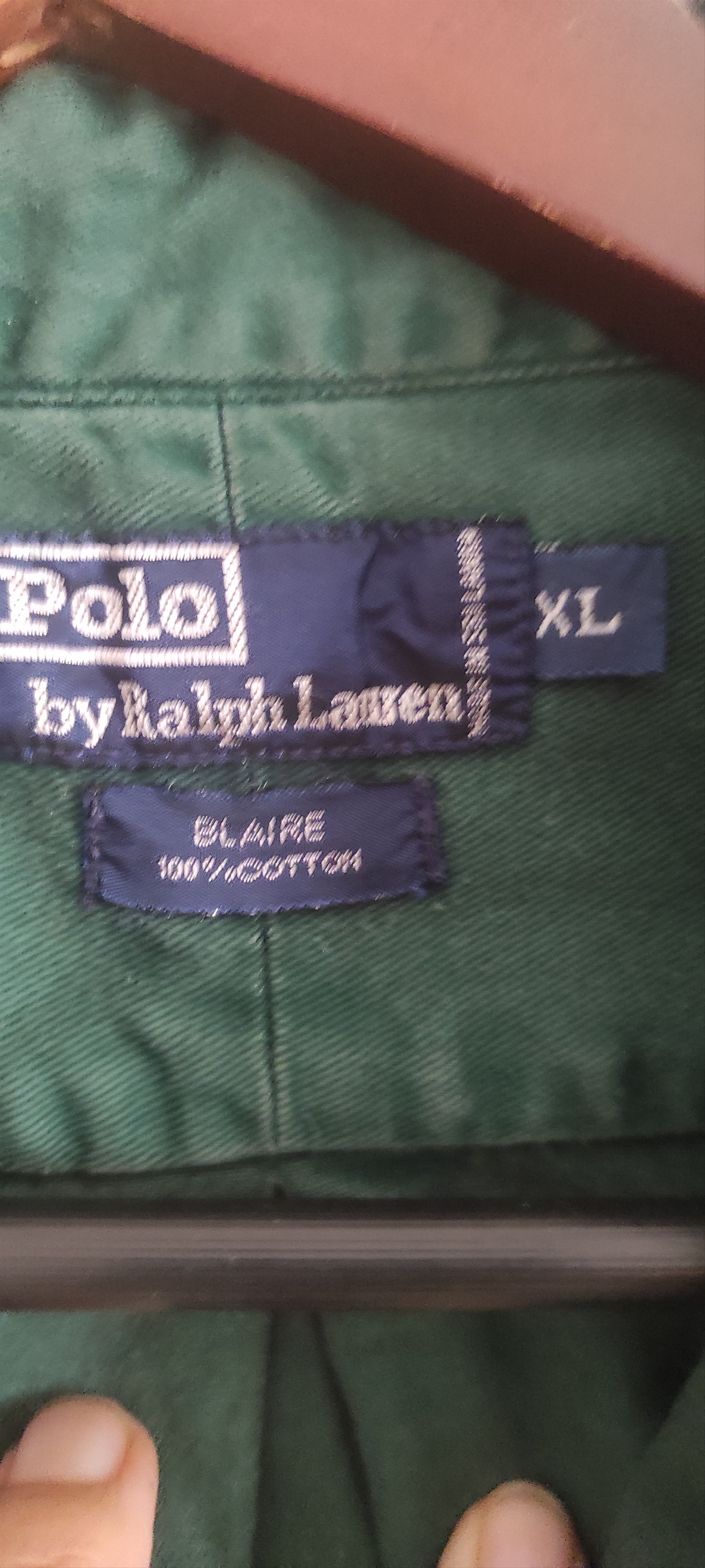 Polo Ralph Lauren Polo Ralph Lauren Shirt Classic Fit Oxford Cotton Red Pony Size US XL / EU 56 / 4 - 4 Thumbnail