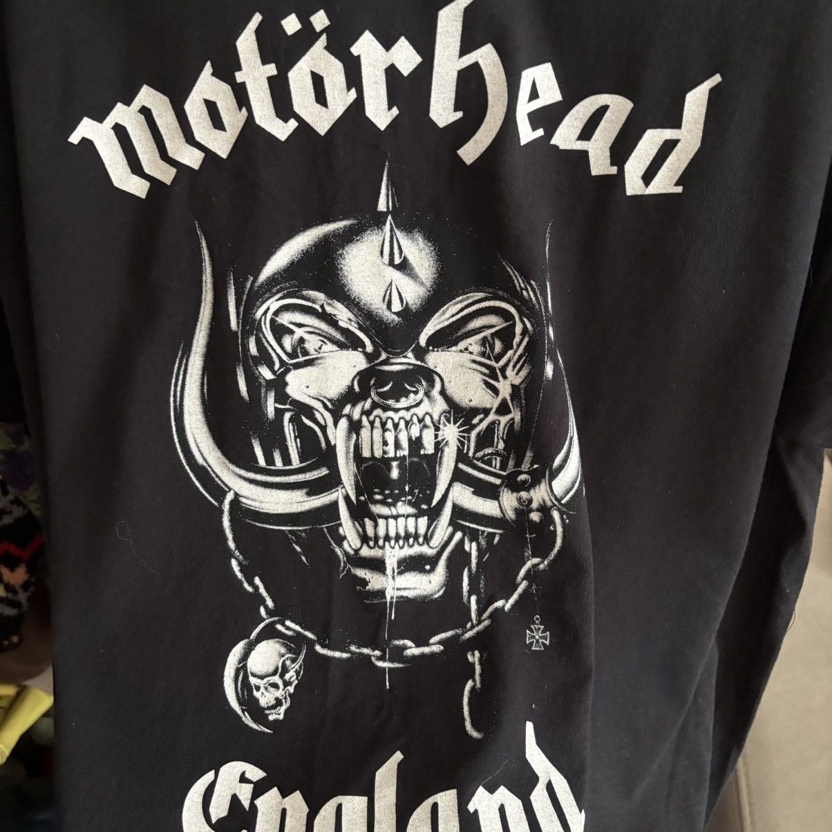20471120 Vintage Motörhead "England" Snaggletooth T-Shirt 2010 Size US XL / EU 56 / 4 - 3 Thumbnail