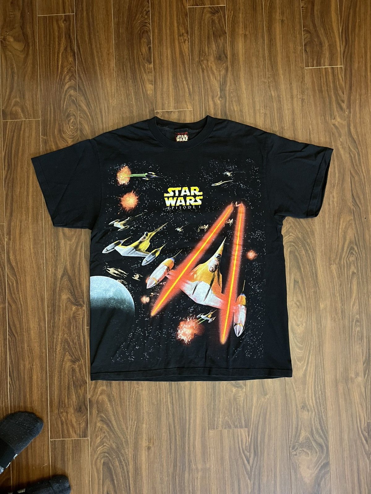 Star Wars Vintage Star Wars Episode I The Phantom Menace AOP Promo Tee Size US L / EU 52-54 / 3 - 1 Thumbnail