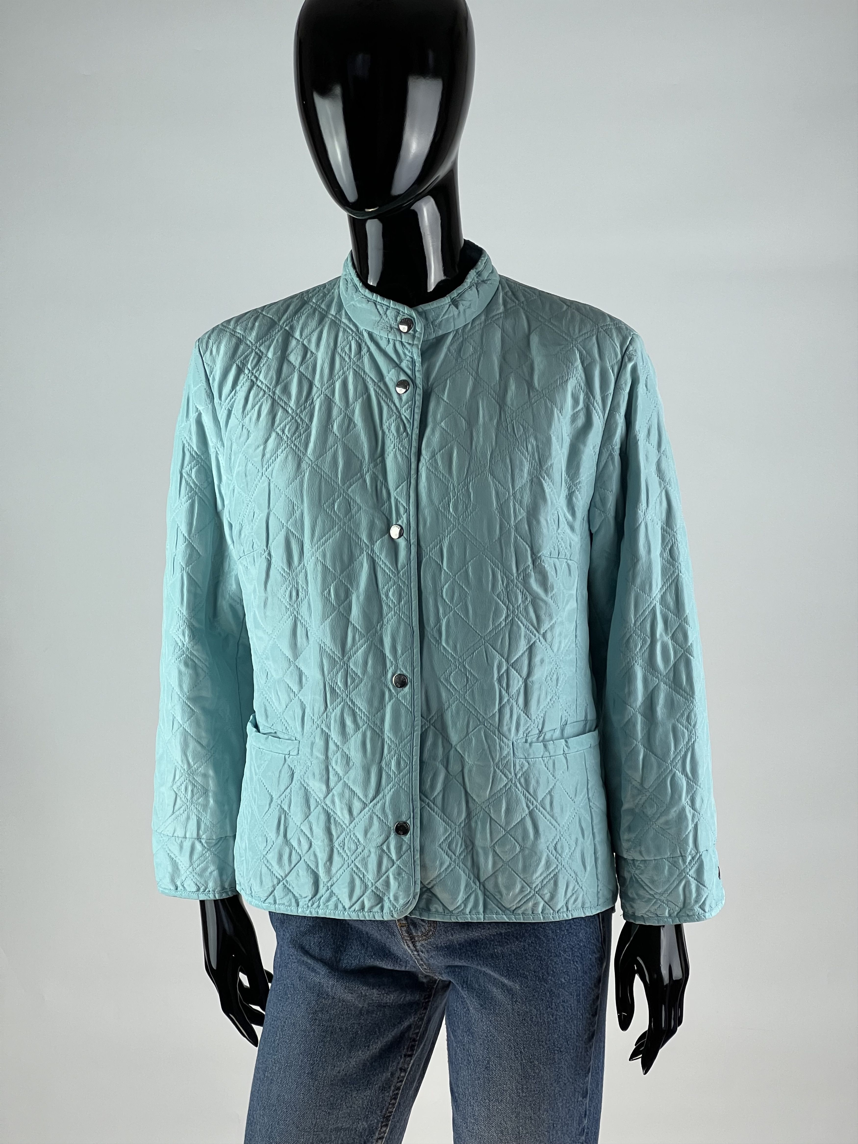 Bogner × Vintage Bogner Vintage Women's Silk Quilted Jacket US8 Size M / US 6-8 / IT 42-44 - 1 Thumbnail