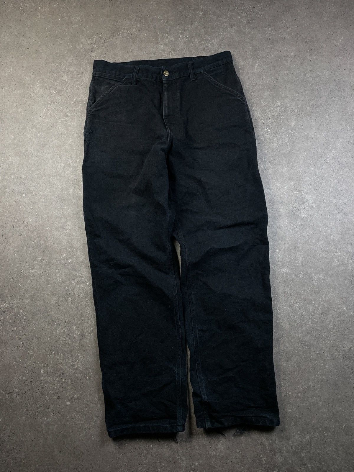 Carhartt Carhartt Single Knee Washed Pants Dark blue Size US 34 / EU 50 - 2 Thumbnail