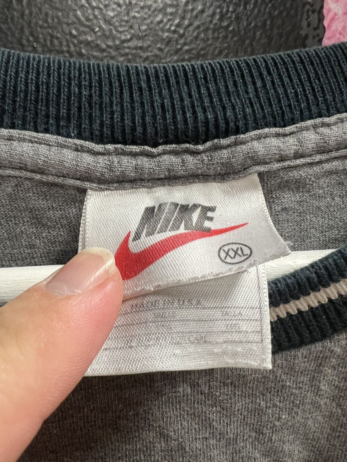 Nike Vintage 90s Nike Ringer Shirt Size US XXL / EU 58 / 5 - 2 Thumbnail