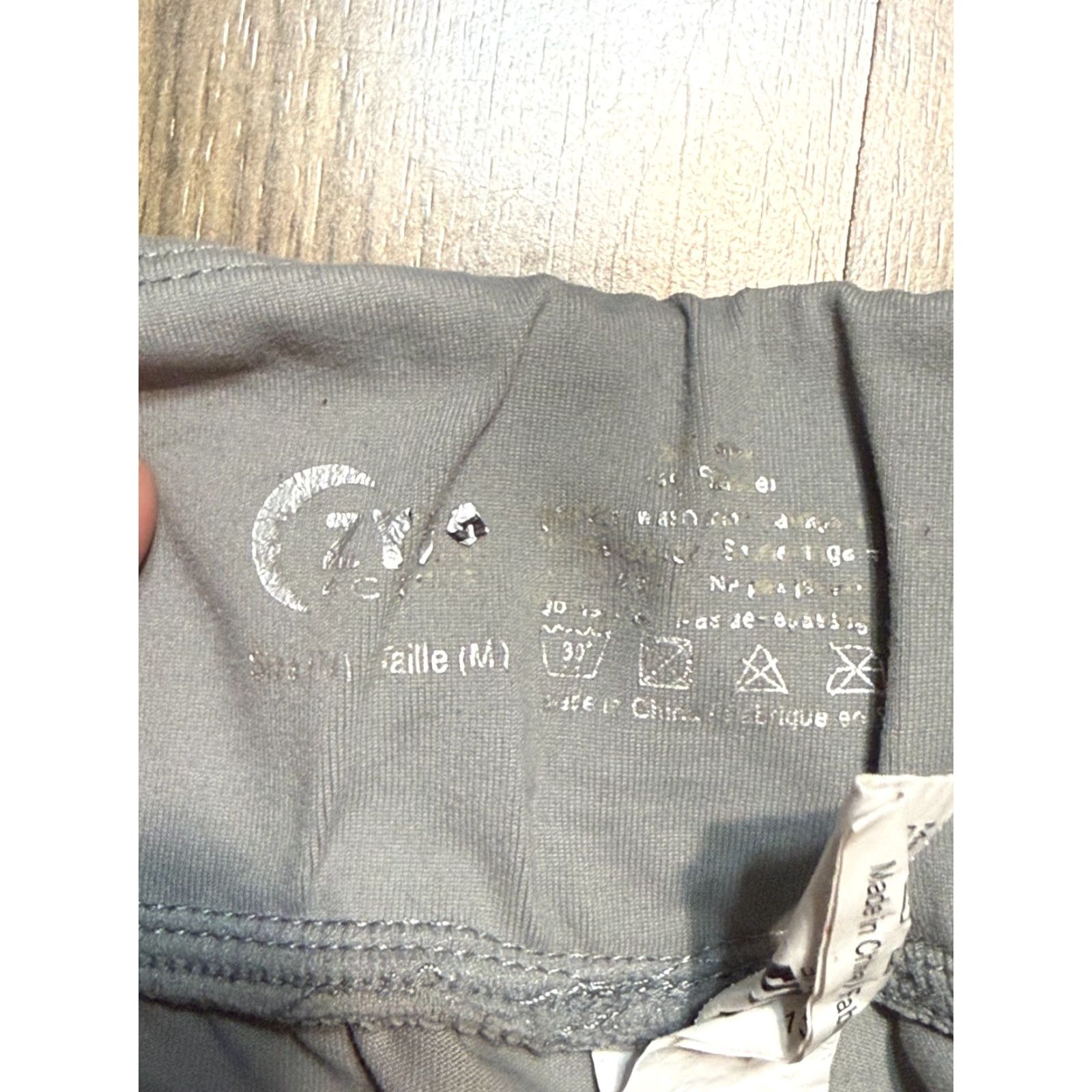 Vintage ZYIA Pants Women's Medium Gray Athletic Pants Tie Waist Jogger Regular Floor? Size 32" / US 10 / IT 46 - 5 Thumbnail