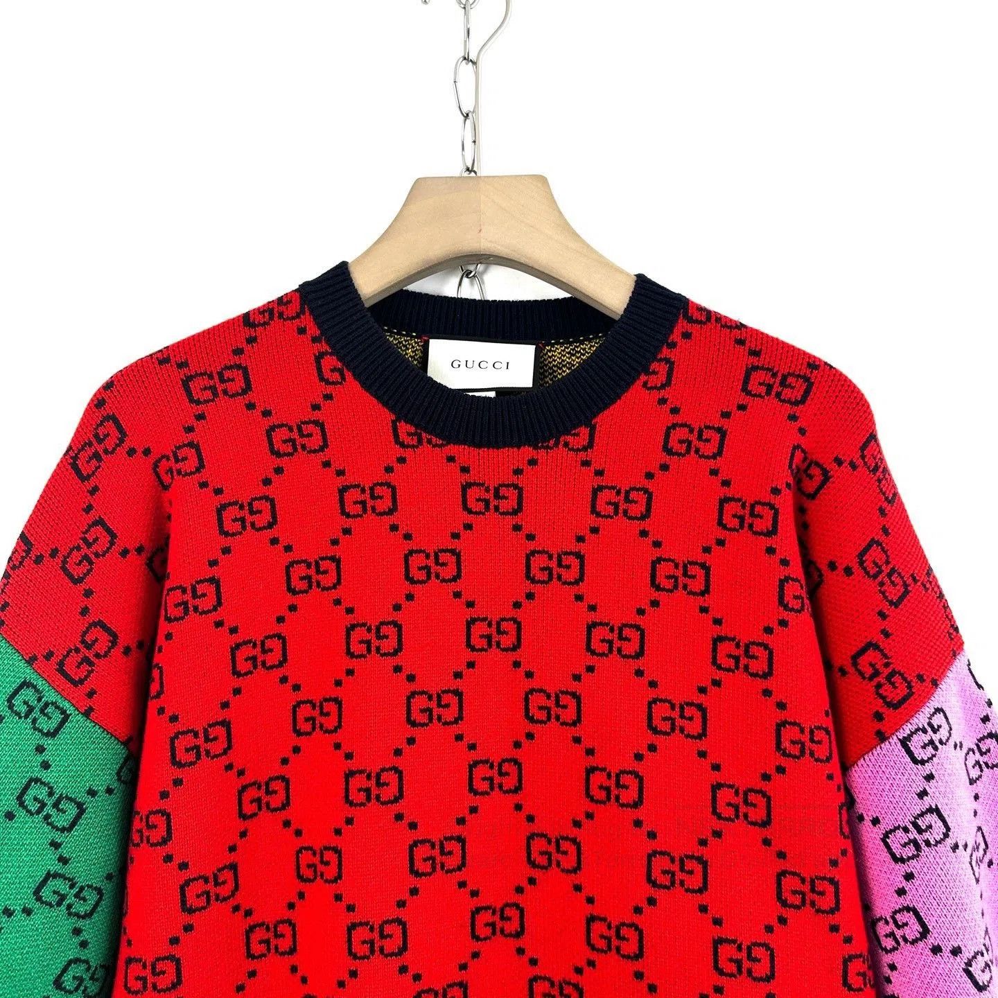 Gucci Gucci GG All-Over Print Short-Sleeve Knit. Size M / US 6-8 / IT 42-44 - 3 Thumbnail