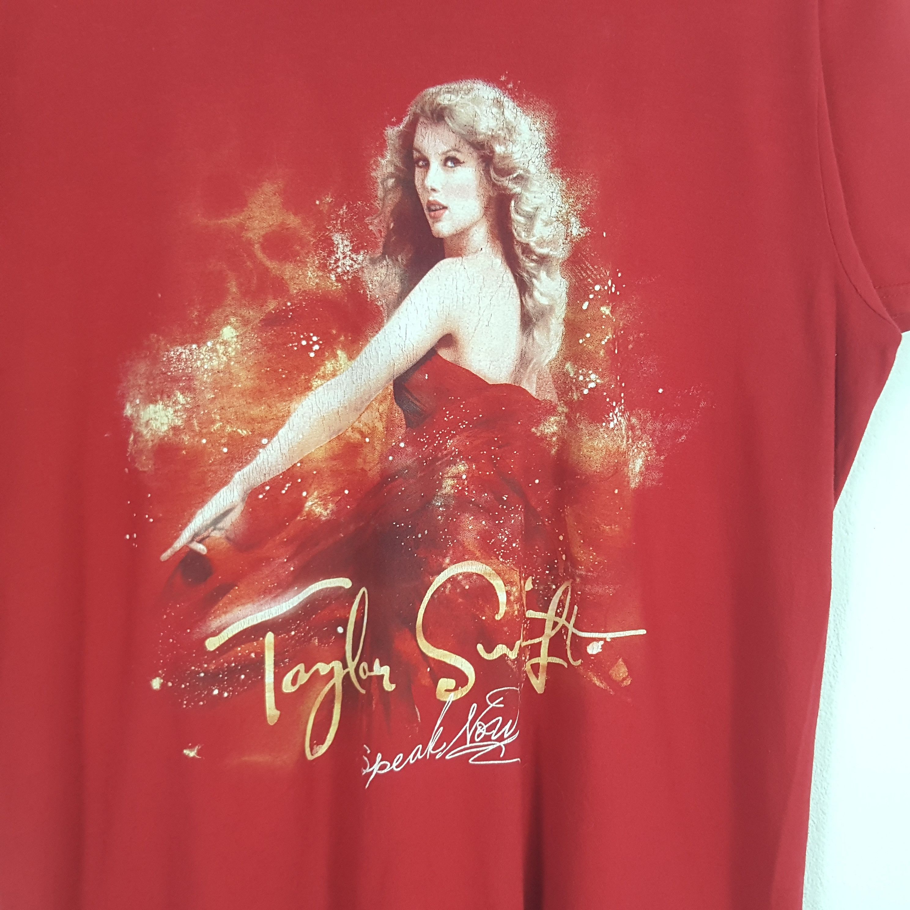 Band Tees × Vintage Vintage Taylor Swift Tour Singer Tshirt Size US M / EU 48-50 / 2 - 2 Thumbnail