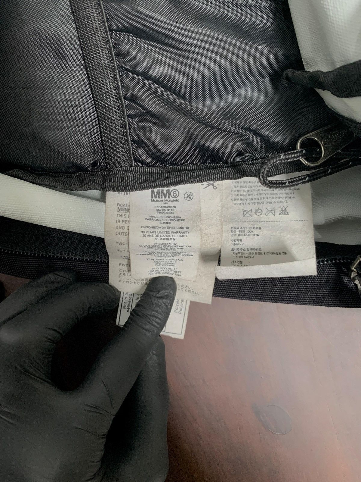Eastpak × Maison Margiela FREE TAX! Reversible Inside Out Backpack Size ONE SIZE - 20 Thumbnail