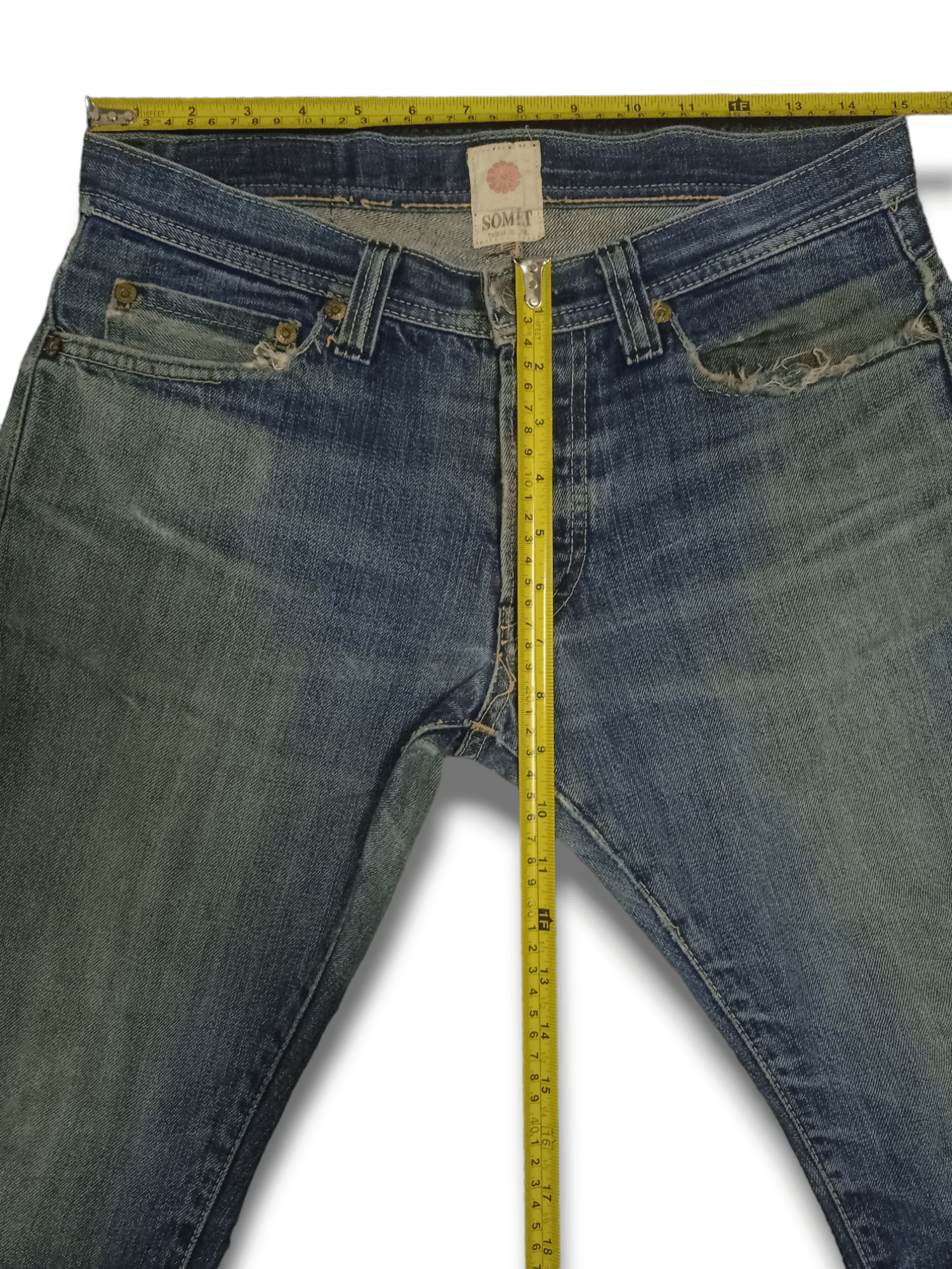 Japanese Brand Vintage Japanese Somet Taisai Selvedge Jeans 30x31 Size US 30 / EU 46 - 13 Thumbnail