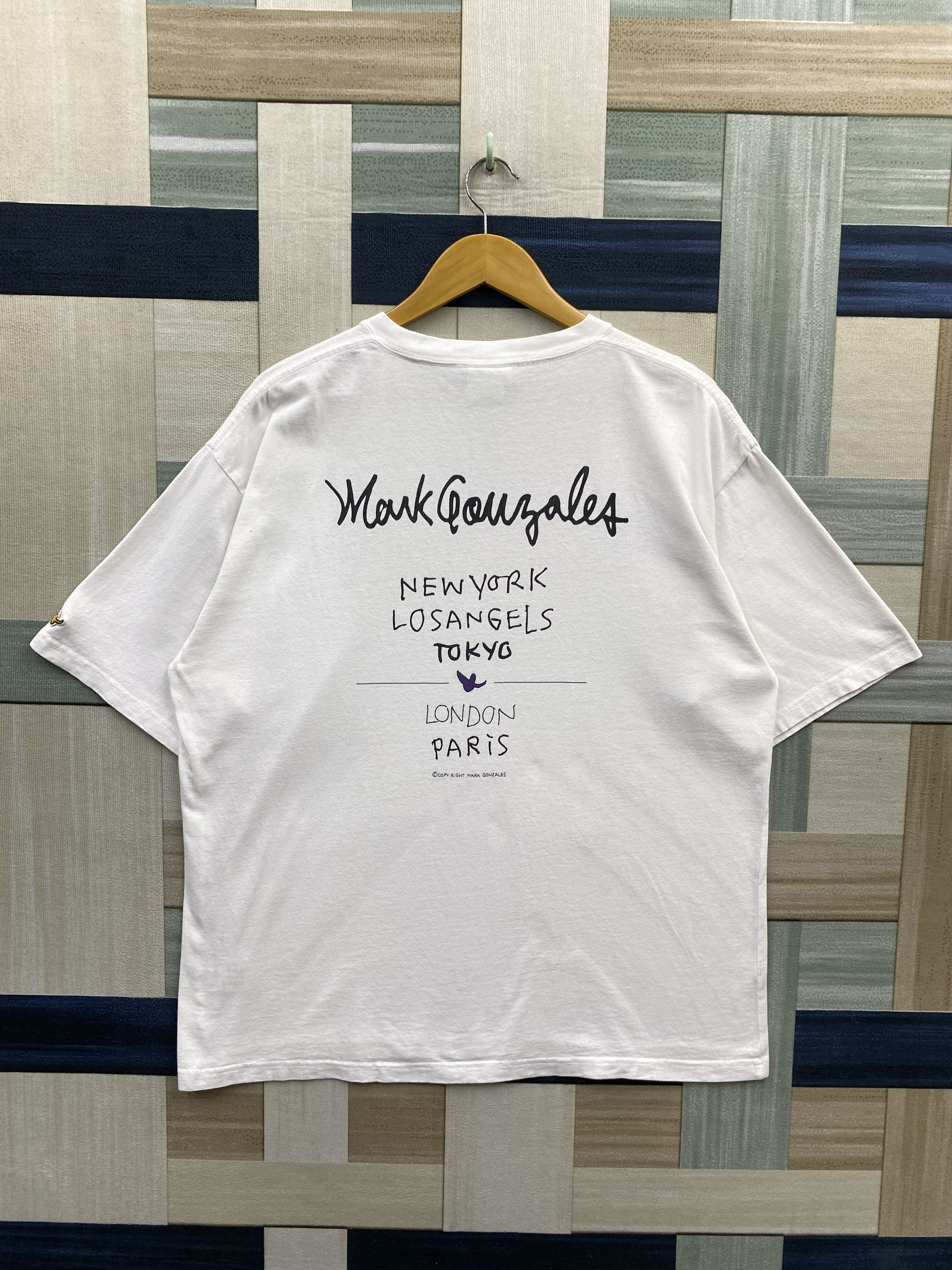 Vintage Mark Gonzales Tour Oversize T-Shirt Size US XL / EU 56 / 4 - 1 Thumbnail
