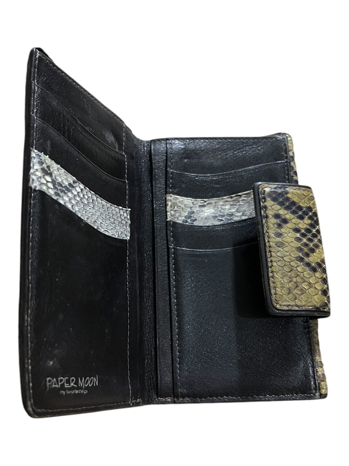 Roen Margiela Python Snakeskin Leather Style Bi-Fold Wallets Size ONE SIZE - 7 Thumbnail