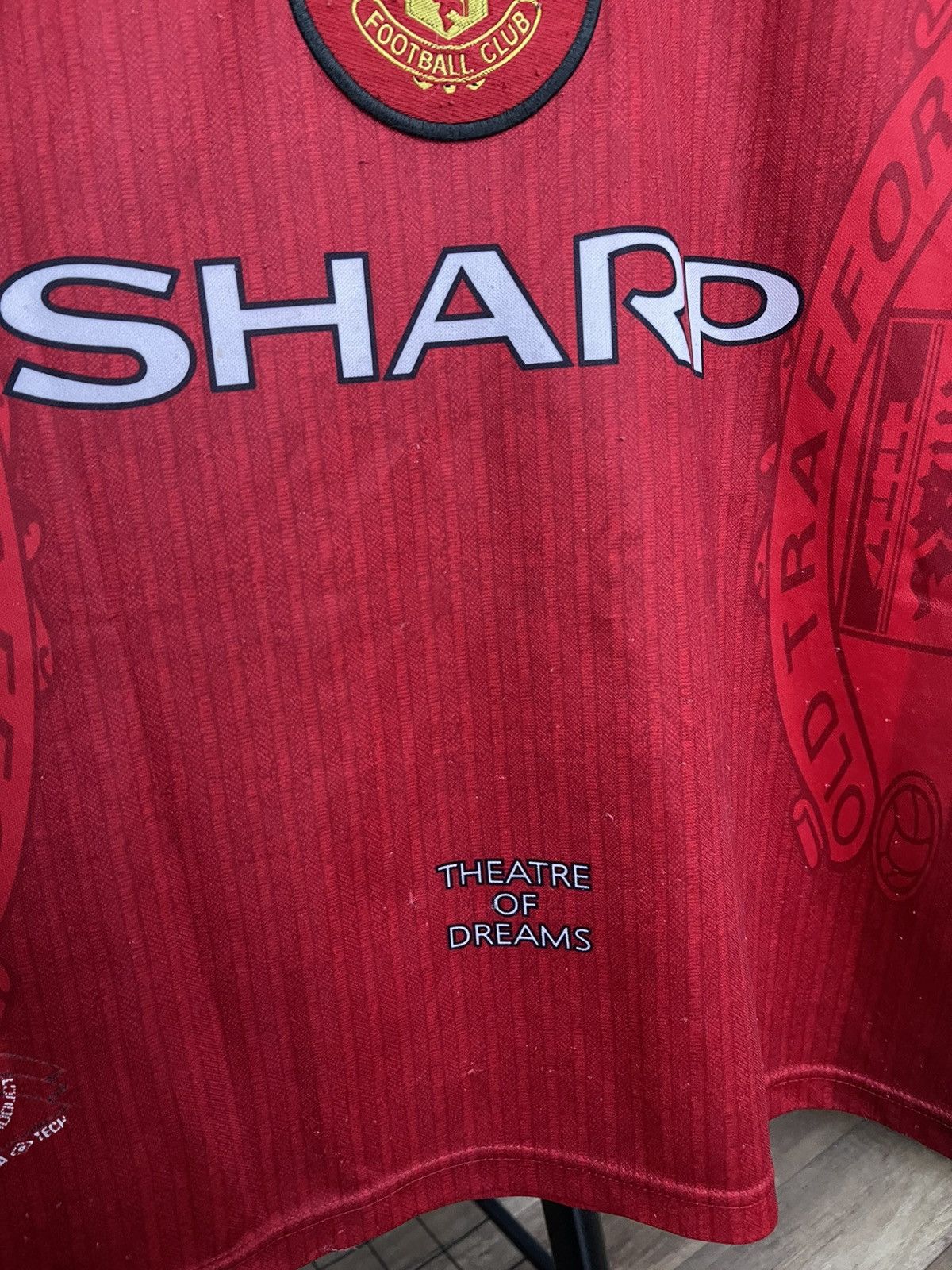 Umbro 1996/1997 Umbro Manchester United Vintage Soccer Jersey Tee Size US M / EU 48-50 / 2 - 13 Thumbnail