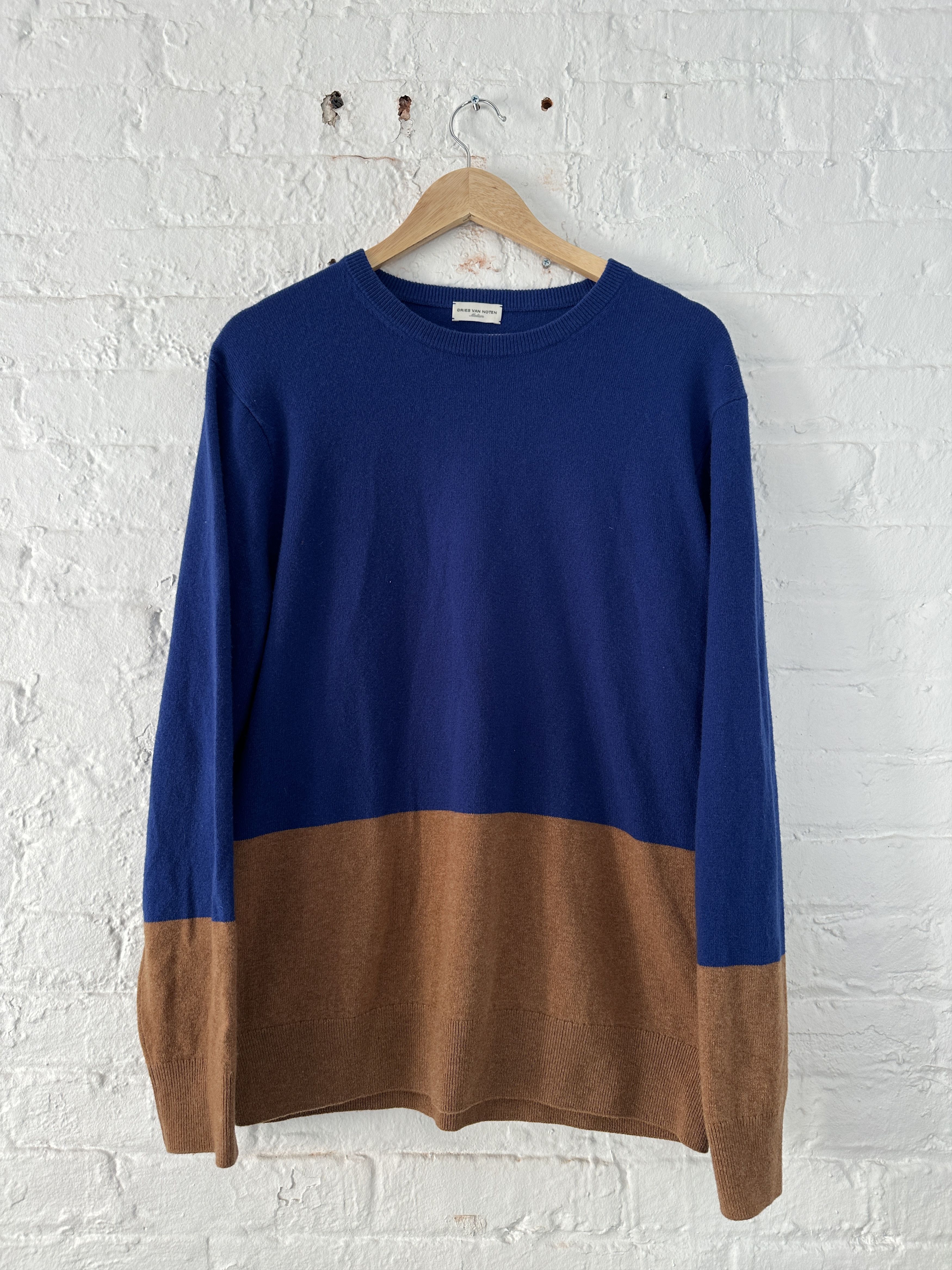 Dries Van Noten Dries Van Noten Colorblock Cashmere Sweater Size US M / EU 48-50 / 2 - 1 Thumbnail