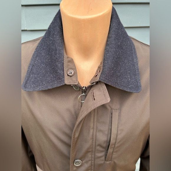 Daniel Hechter Daniel Hechter Paris Mens Brown Wool Lined Field Jacket~M~ Size US M / EU 48-50 / 2 - 2 Thumbnail