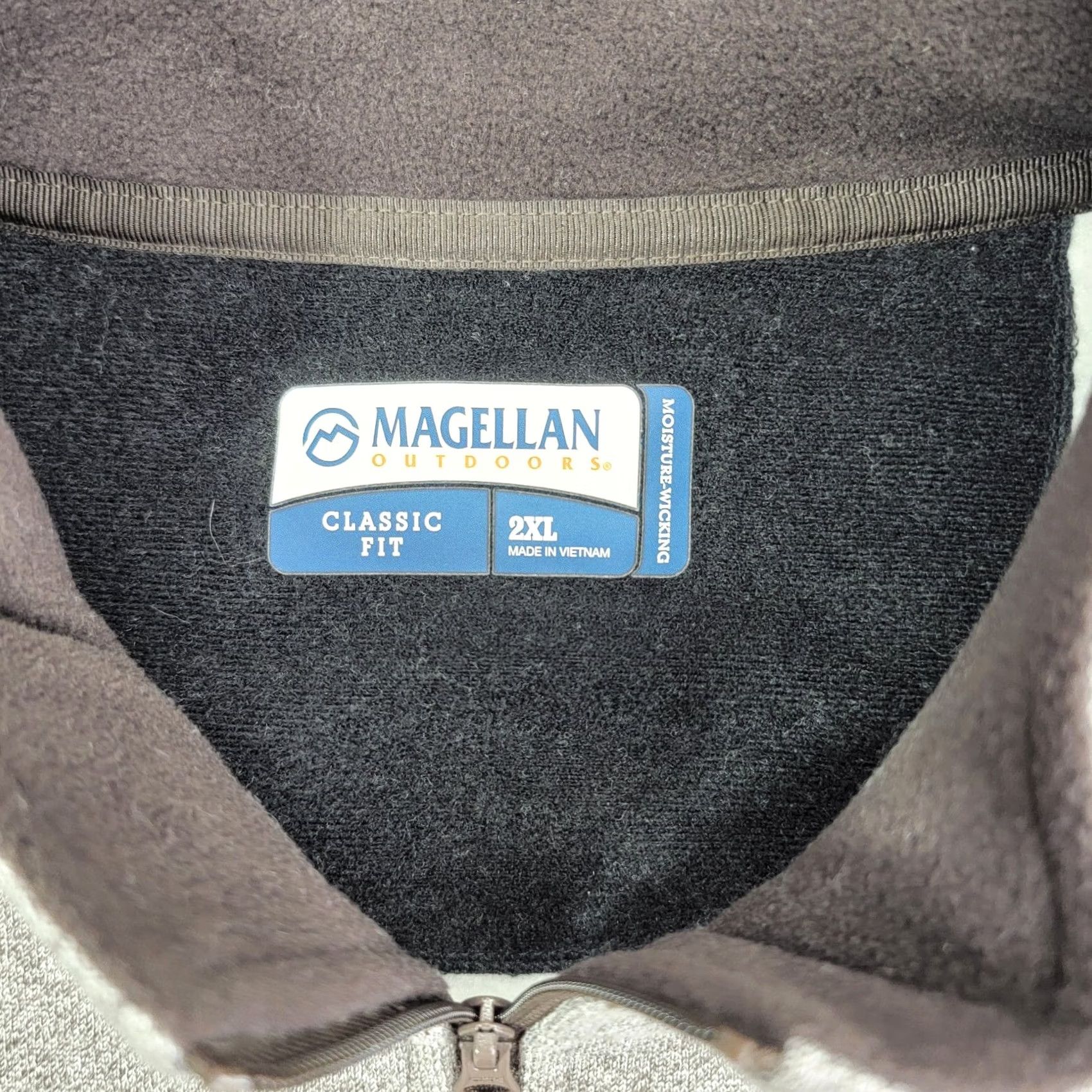 Vintage Magellan Outdoors Mens 2XL Outdoor Hickory Canyon Quarter Zip NWT Classic Fit Sweatshirt Pullover Zip Shirt Mens Size US XXL / EU 58 / 5 - 2 Thumbnail