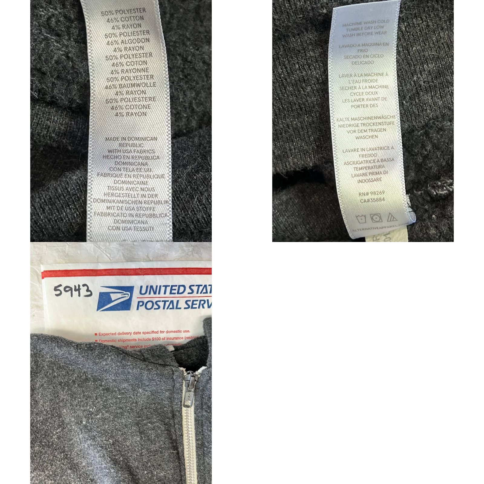 Vintage VINTAGE Maeda Jiujitsu Mens Hoodie Full Zip Sweatshirt Gray S Regular Cotton Blend Logo Pattern: Solid with Logo See Pics Size US S / EU 44-46 / 1 - 8 Thumbnail
