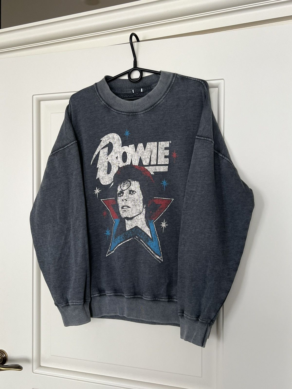 Band Tees Bowie Band Sweatshirt Rock Musician Size US M / EU 48-50 / 2 - 2 Thumbnail