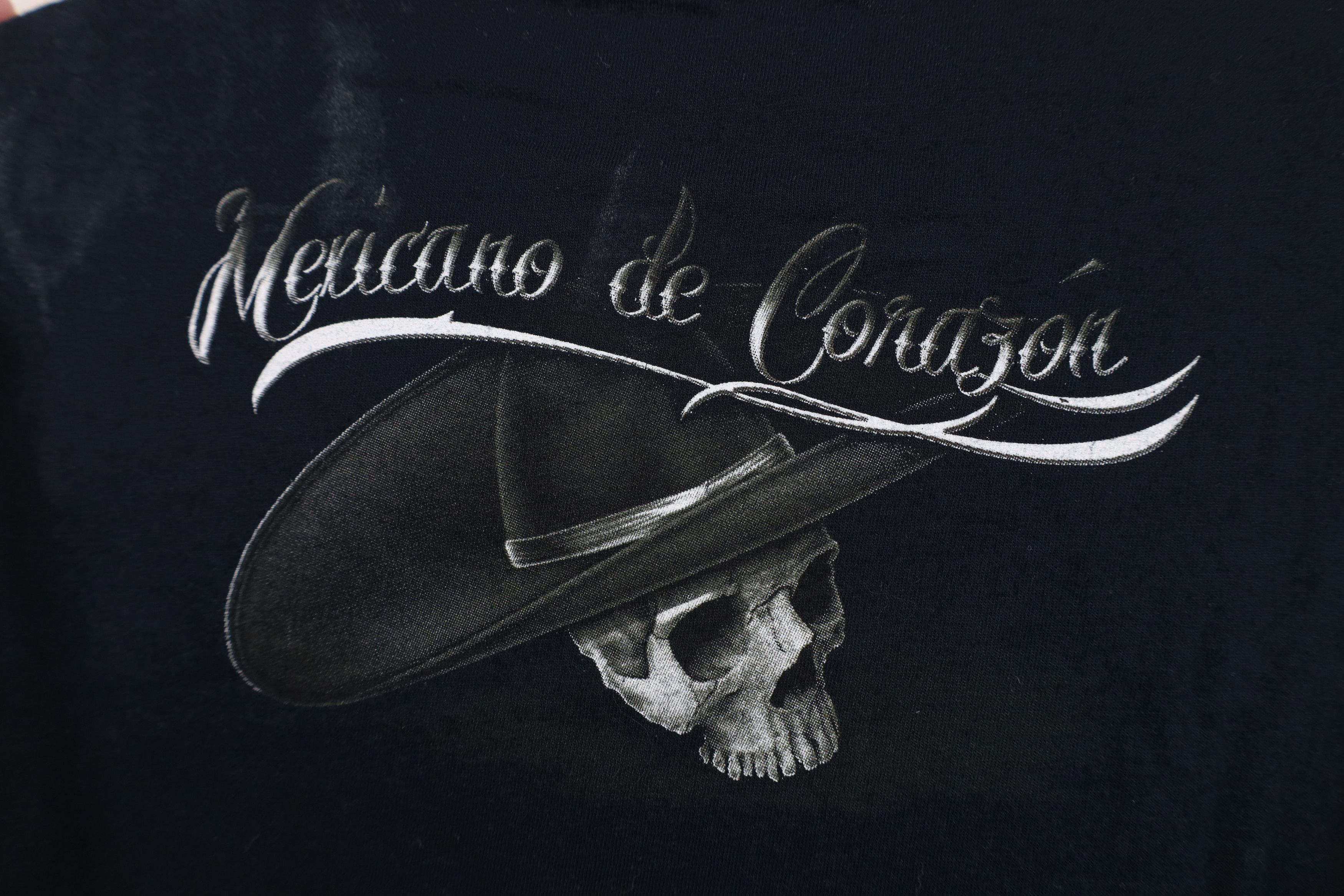 Vintage Vintage Y2K Streetwear Skeleton Cowboy Mexicano T-Shirt Size US L / EU 52-54 / 3 - 13 Thumbnail