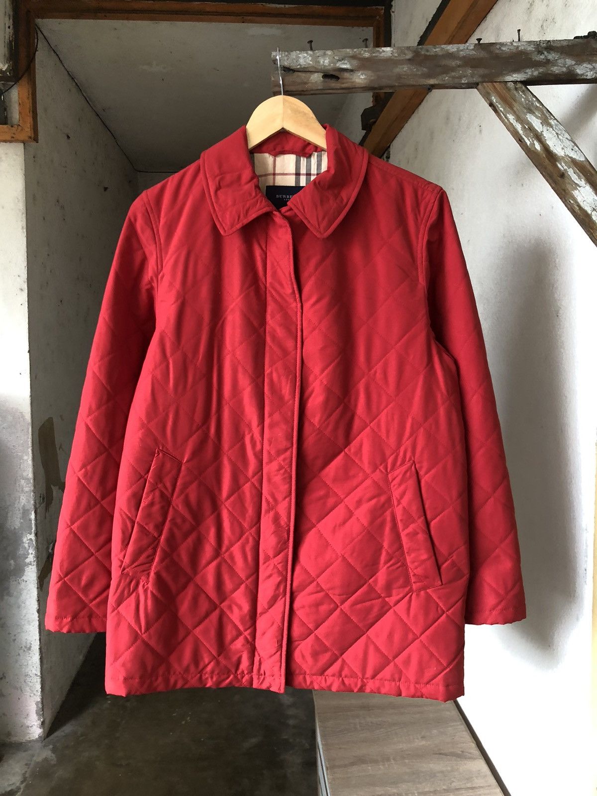 Burberry Vintage 90s Burberry Light Puffer Jacket Size XS / US 0-2 / IT 36-38 - 3 Thumbnail