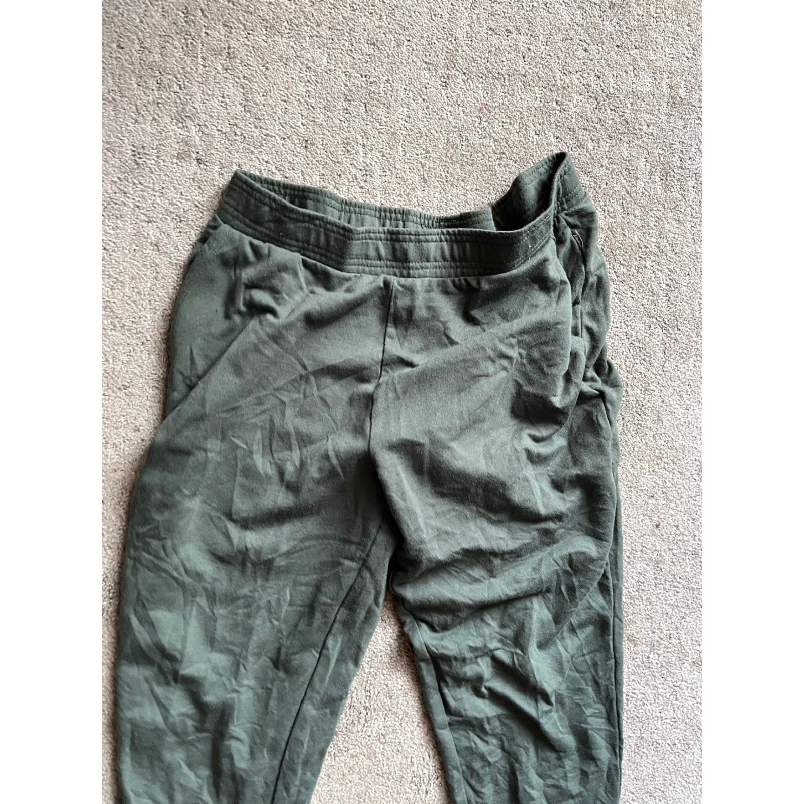 Eddie Bauer Eddie Bauer Green pull on lounge pants Solid women's L Regular Size Large Pants Summer 90s? Size 36" / US 14 / IT 50 - 2 Thumbnail