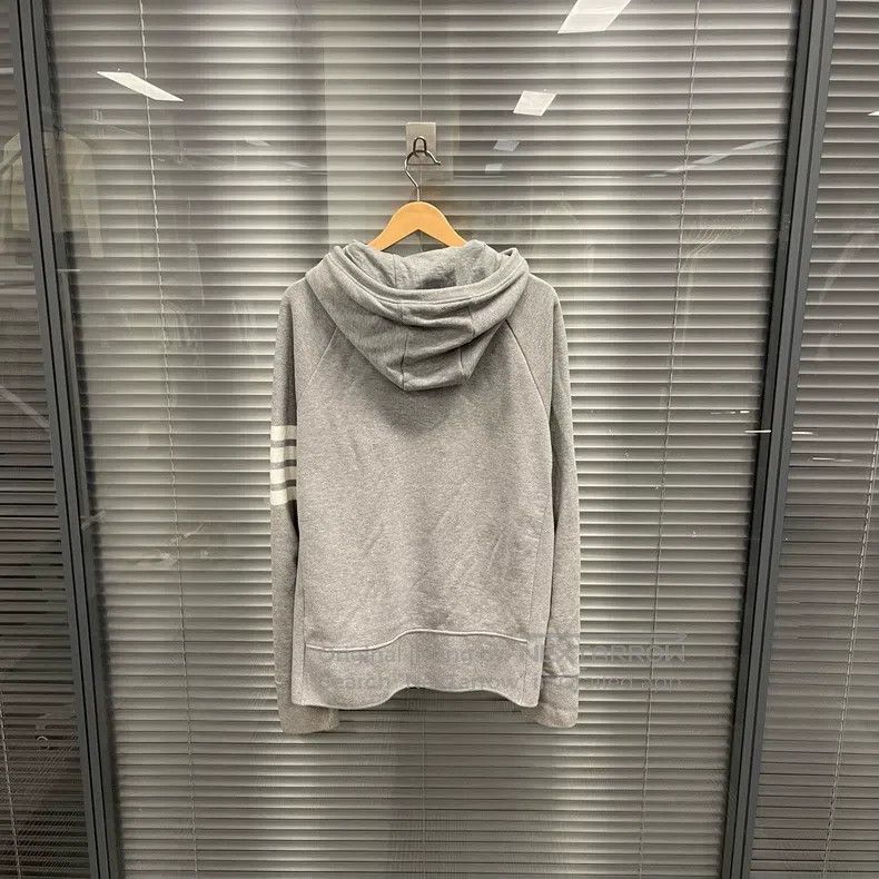 Thom Browne Thom Browne Hooded Zip-Up Jacket Size US XL / EU 56 / 4 - 2 Thumbnail