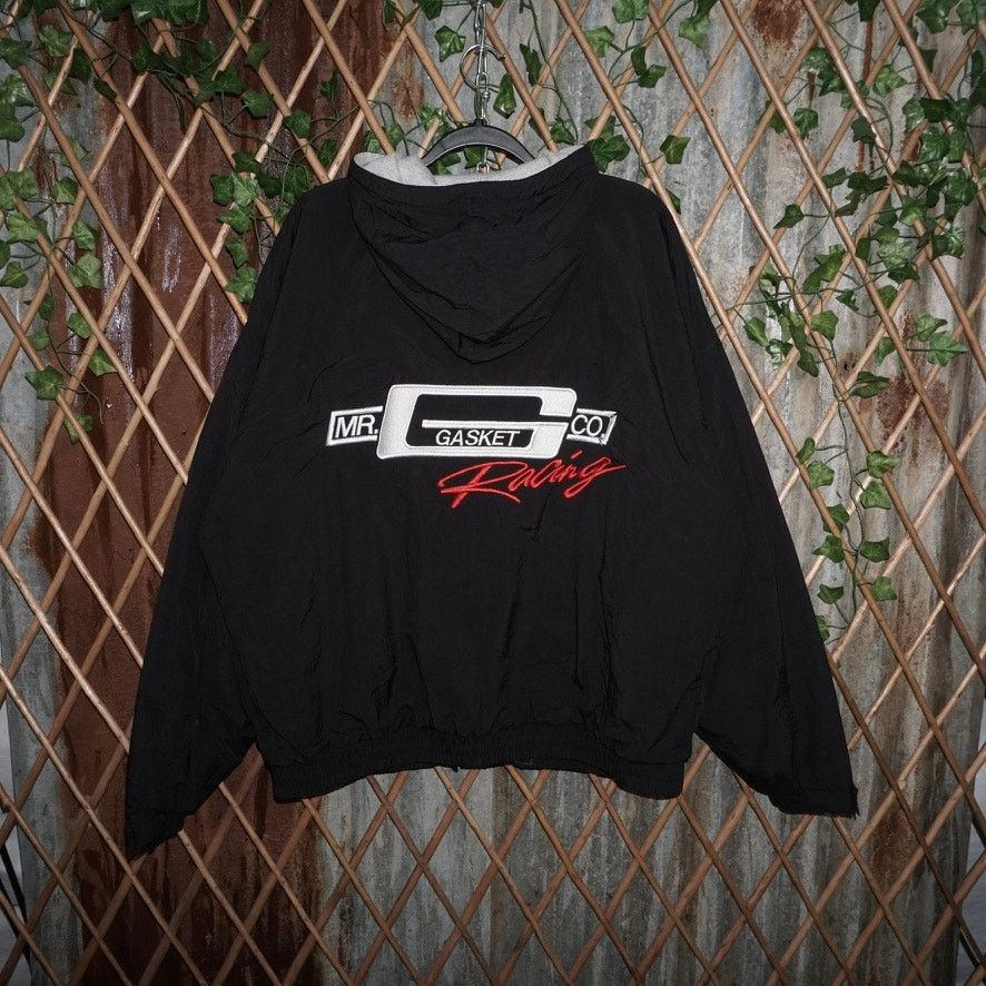 Vintage XL-Vintage Y2K Mr. gasket company embroider nylon 00s jacket Size US XL / EU 56 / 4 - 1 Thumbnail