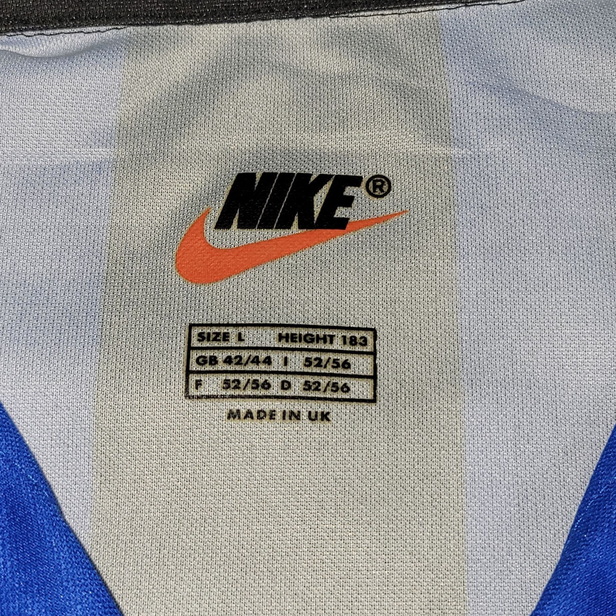 Nike Ronaldo Inter Milan Nike 1998 1999 UEFA Soccer Jersey L Size US L / EU 52-54 / 3 - 6 Thumbnail