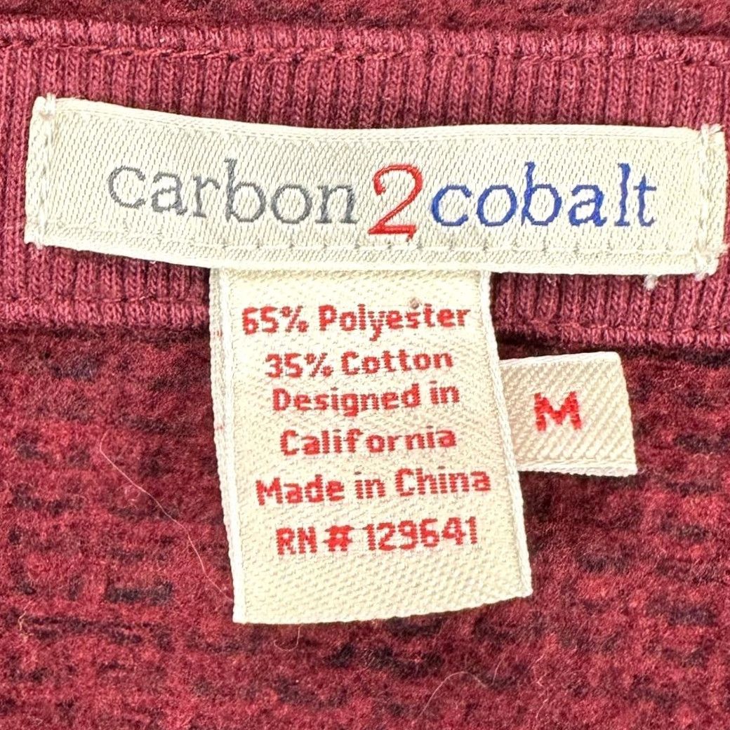Carbon2Cobalt VINTAGE? No. Carbon 2 Cobalt Snap Shacket Shirt Mens Medium Maroon Button Up Jacket Pocket Shirt Jacket Mens Medium Red Outdoor Winter Casual Size US M / EU 48-50 / 2 - 6 Thumbnail