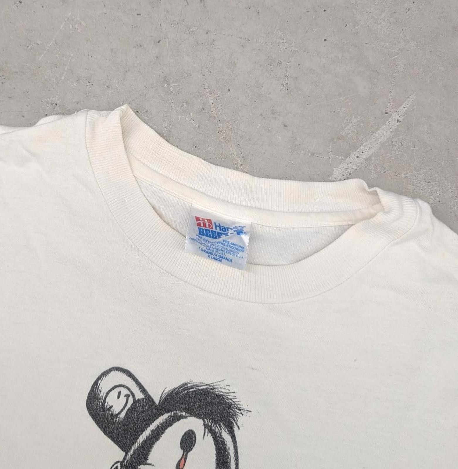 Hanes Rare Vintage 90s Pinhead Clown D. I. Johnson Jr Art T-shirt Size US XL / EU 56 / 4 - 9 Thumbnail