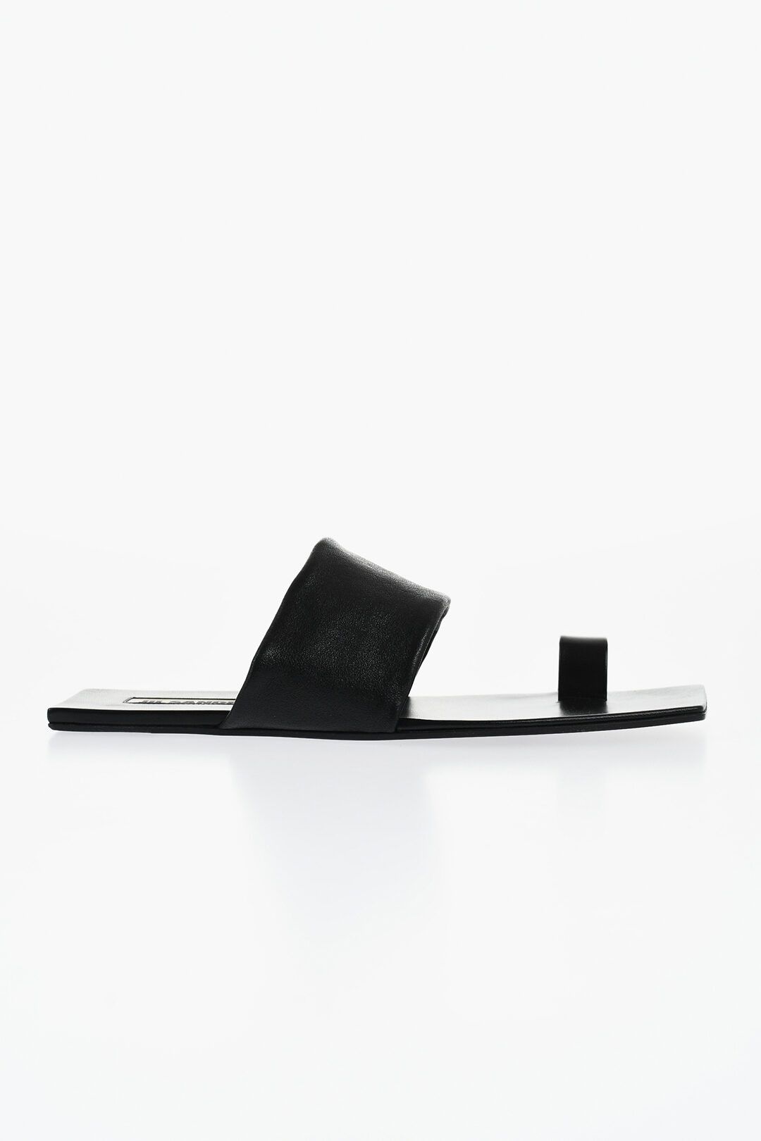 Jil Sander og1mm1225 Flip-flop Leather Sandals in Black Size US 6.5 / IT 36.5 - 1 Thumbnail