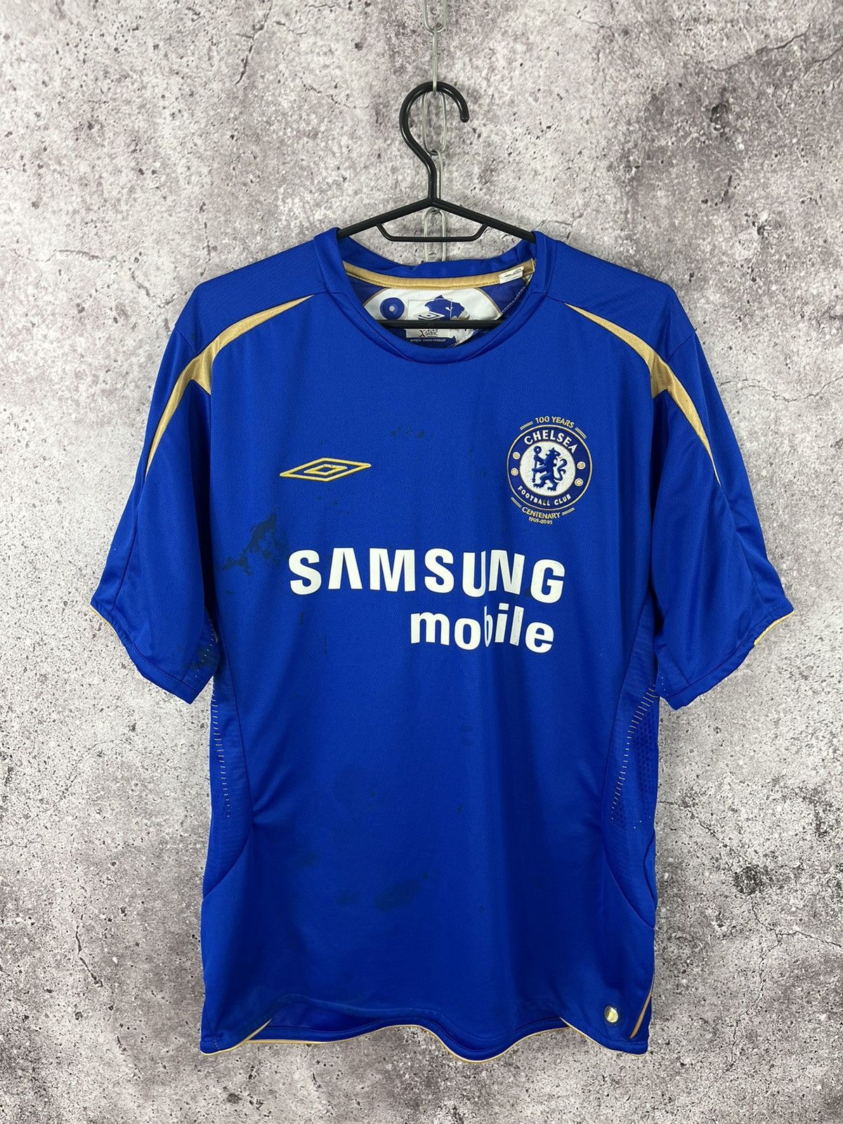 Chelsea Soccer × Umbro Chelsea 2005/2006 Home Soccer Jersey Size L Size US L / EU 52-54 / 3 - 1 Thumbnail