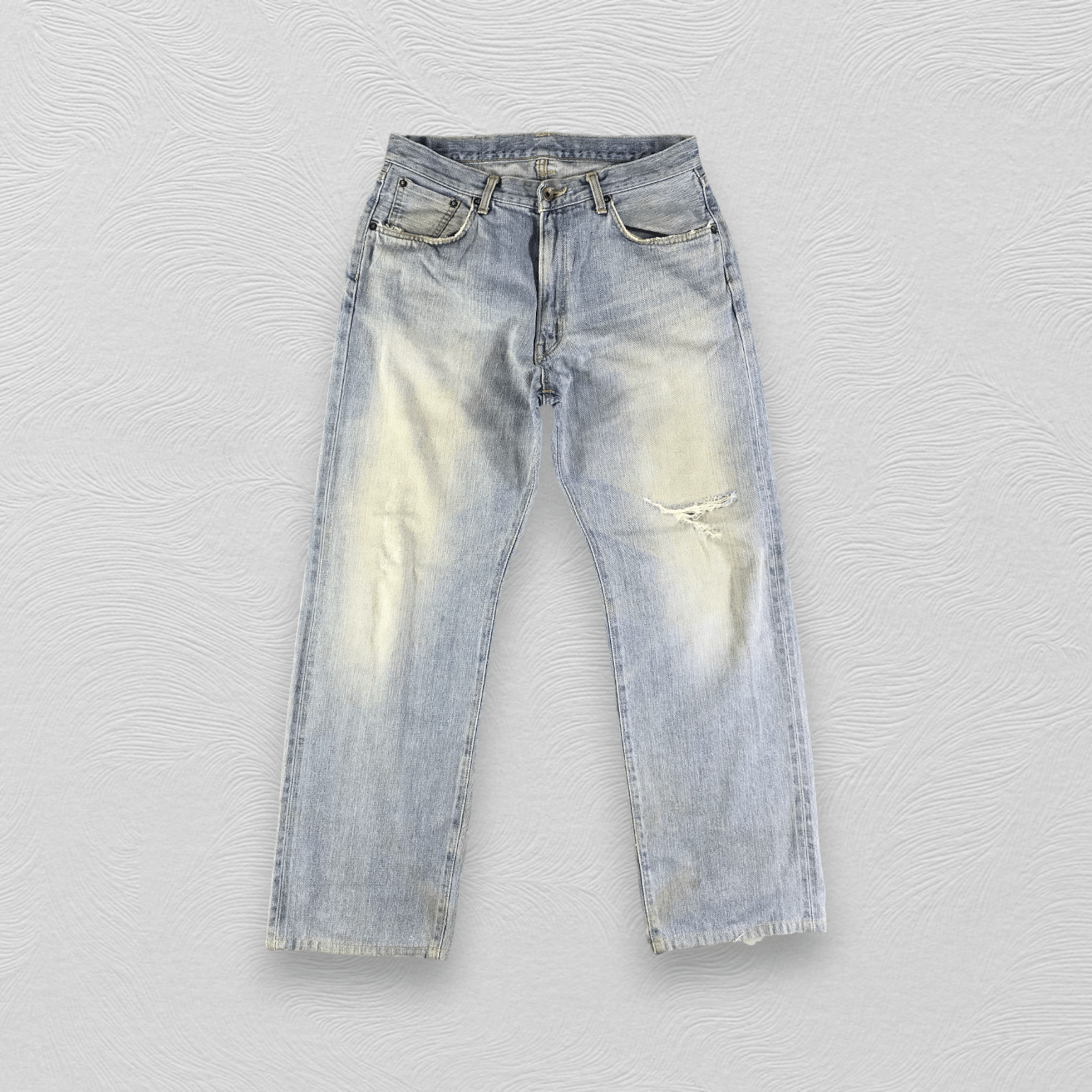 image of Edwin 505 Selvedge Jeans Redline Denim Kj2250 in Blue, Men's (Size 32)