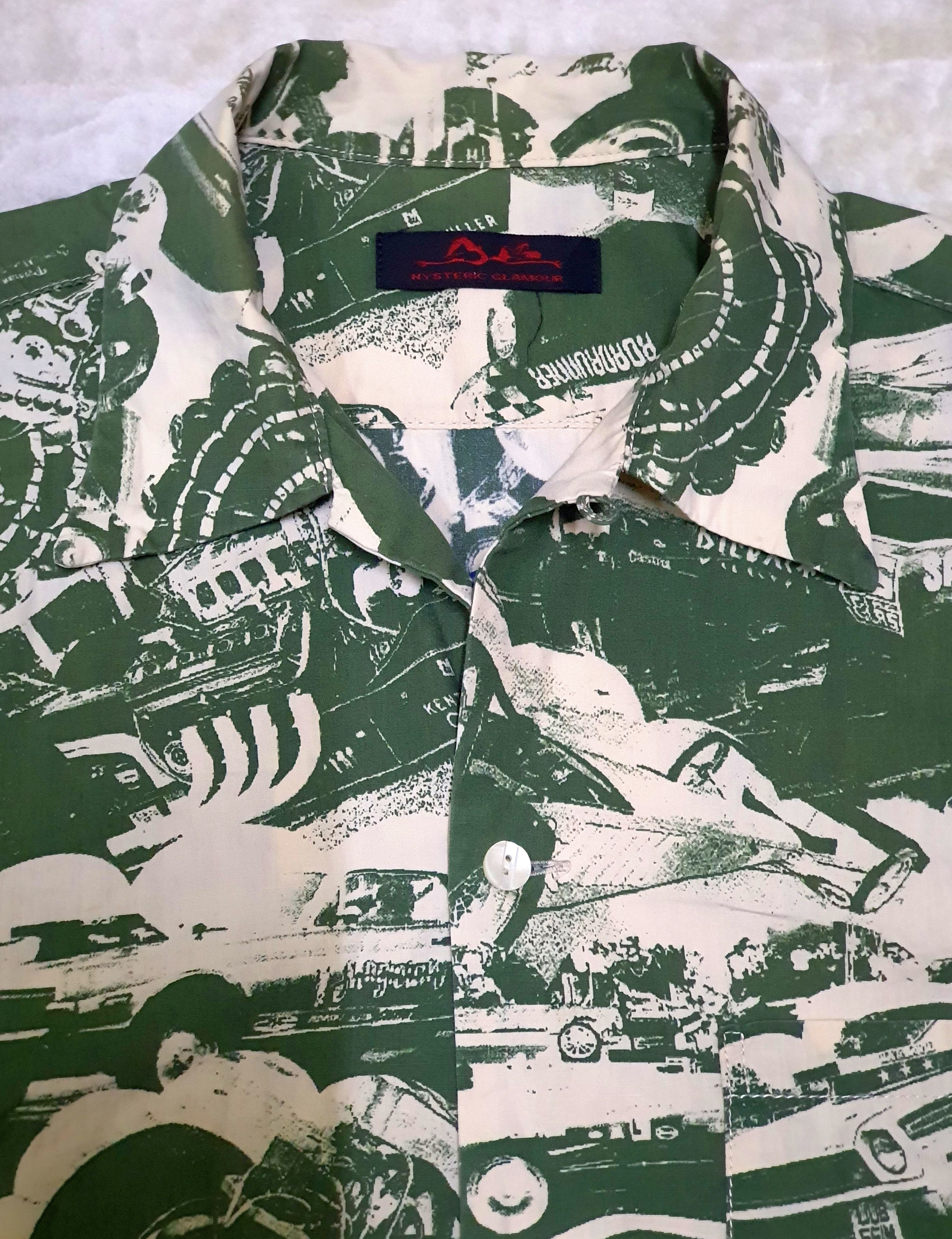 Hysteric Glamour Hysteric Glamour - Vintage race cars all over prints shirt Size US M / EU 48-50 / 2 - 3 Thumbnail