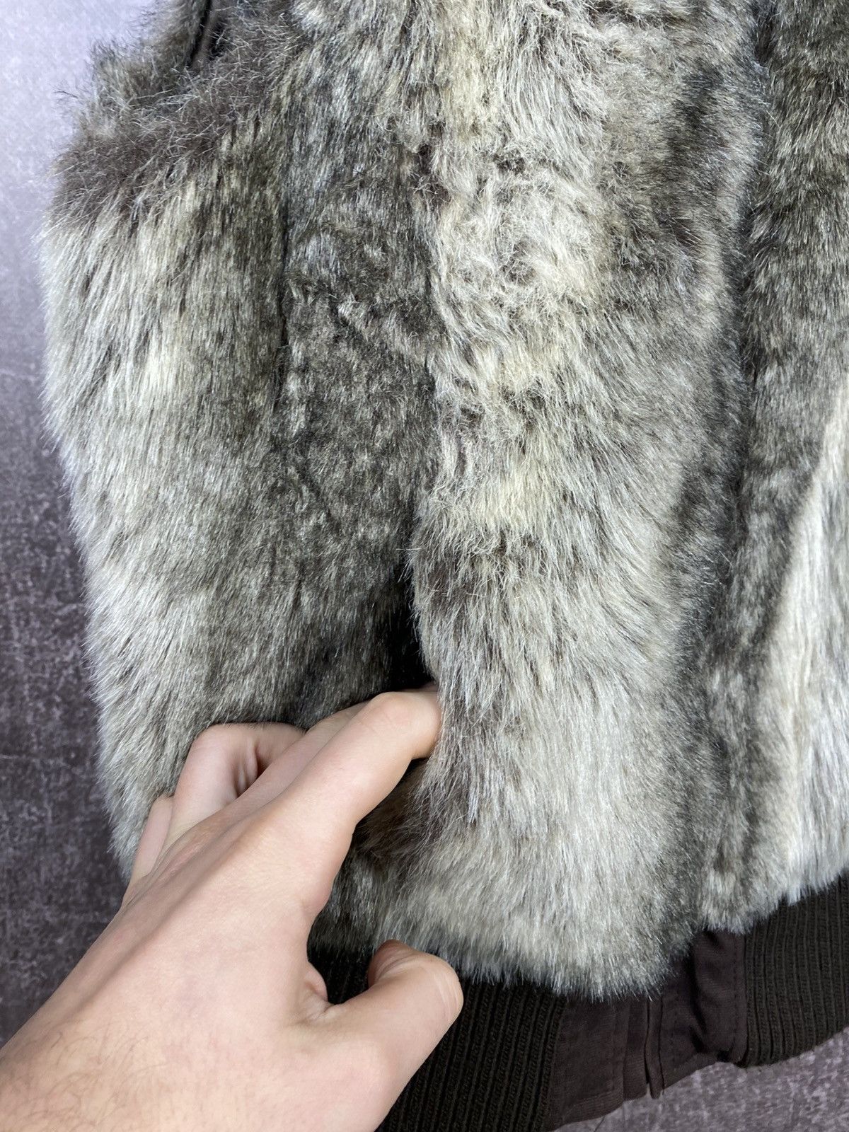If Six Was Nine Y2K Vintage 90s Faux Fur vest Opium LGB style Avant-garde Size M / US 6-8 / IT 42-44 - 3 Thumbnail