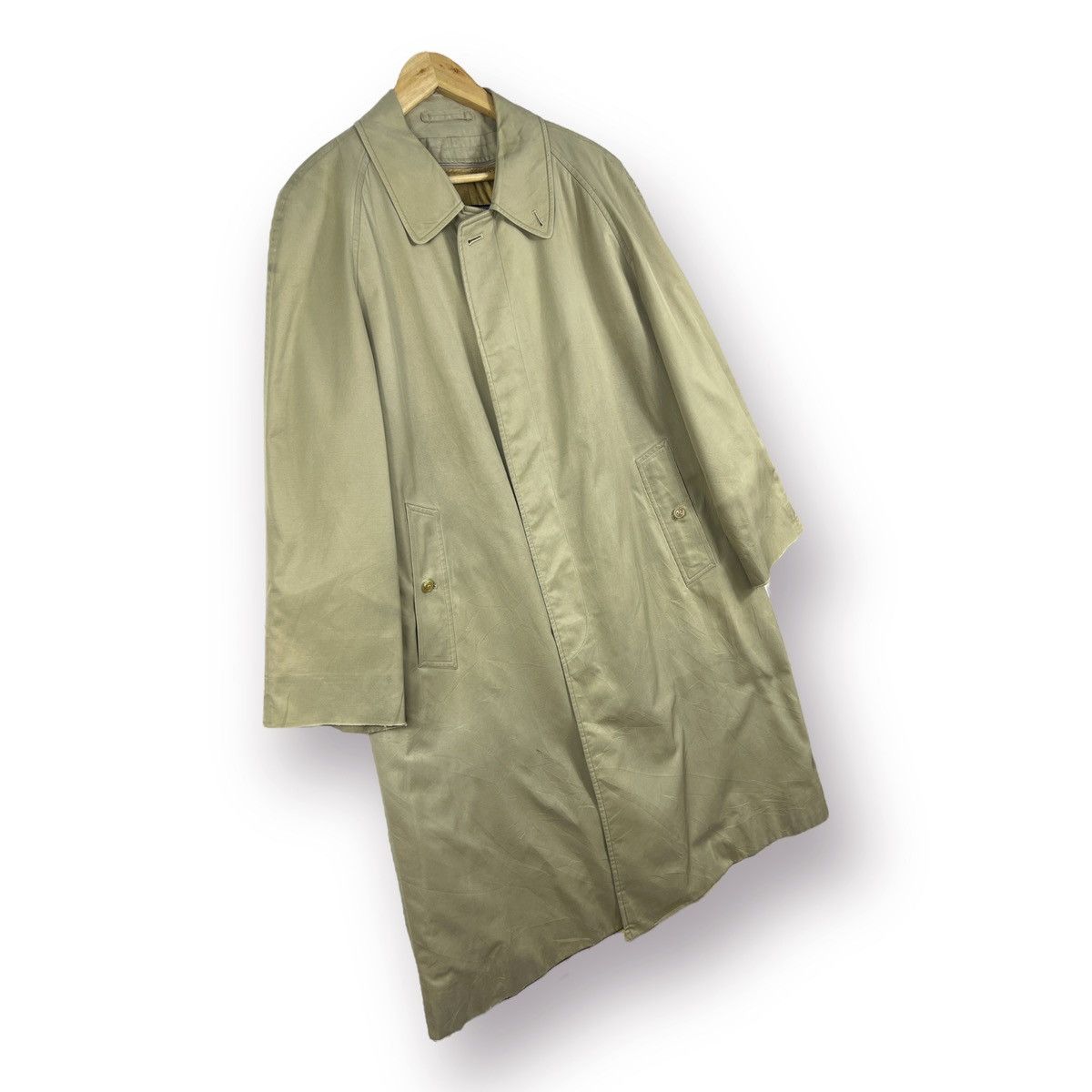 Burberry Prorsum 🔥 VTG DISTRESSED LONGCOAT NOVA CHECK REMOVABLE LINED Size US M / EU 48-50 / 2 - 4 Thumbnail