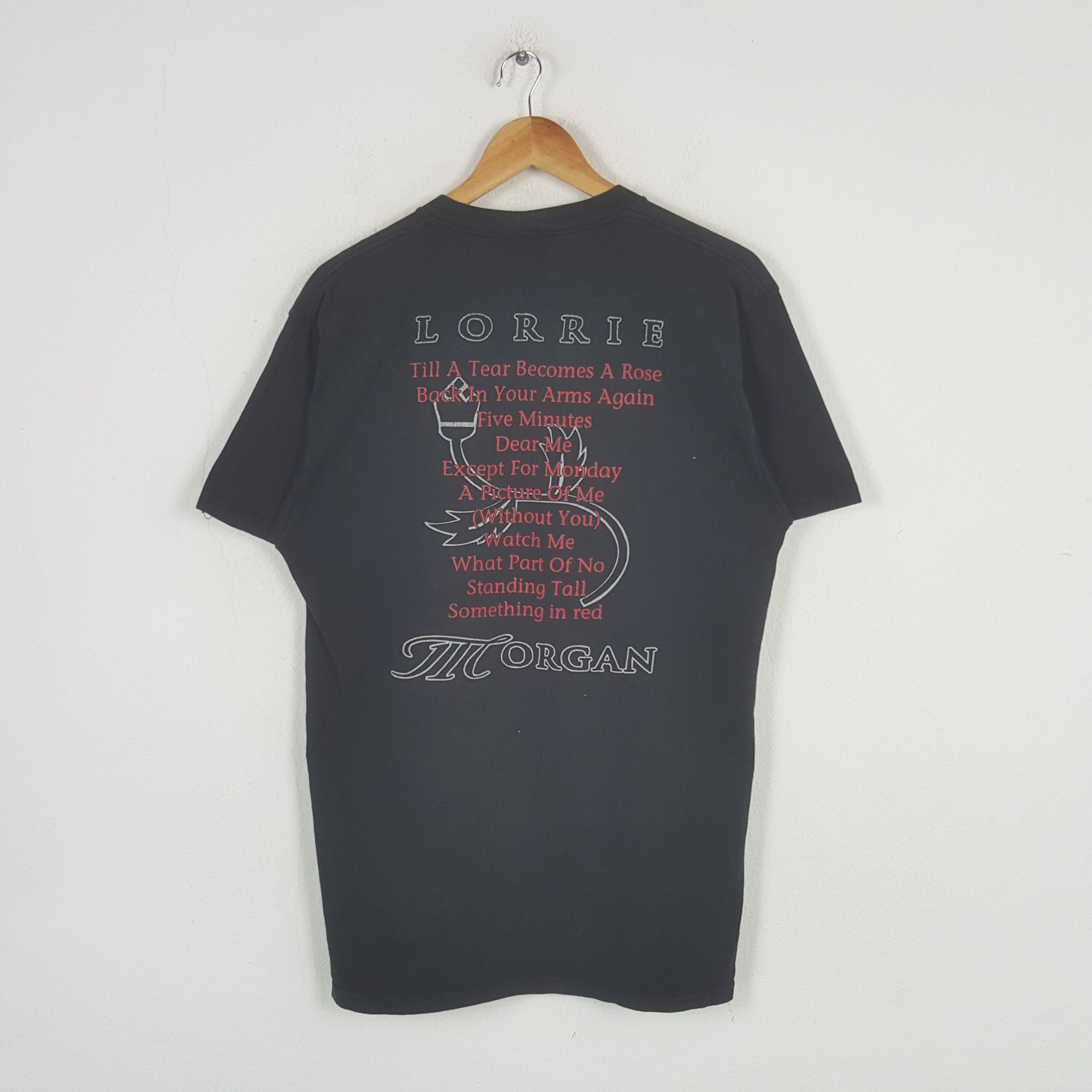 Band Tees Vintage Lorrie Morgan American Solo Singer 90's Tshirt 31 Size US L / EU 52-54 / 3 - 3 Thumbnail