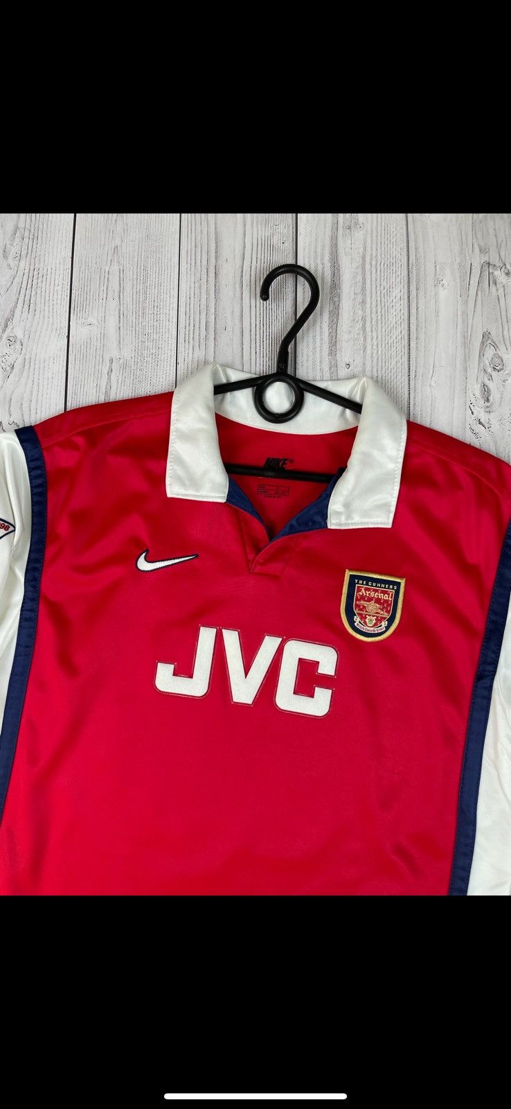Nike Vintage nike Arsenal soccer jersey 17 Petit rare size S Size US S / EU 44-46 / 1 - 21 Thumbnail